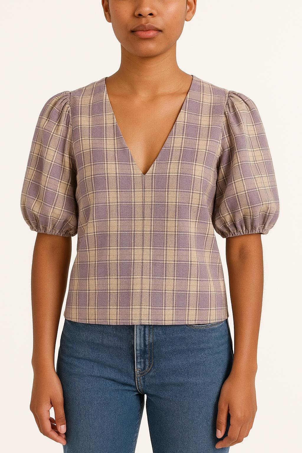 Blouse GANNI - Seconde Main Purple