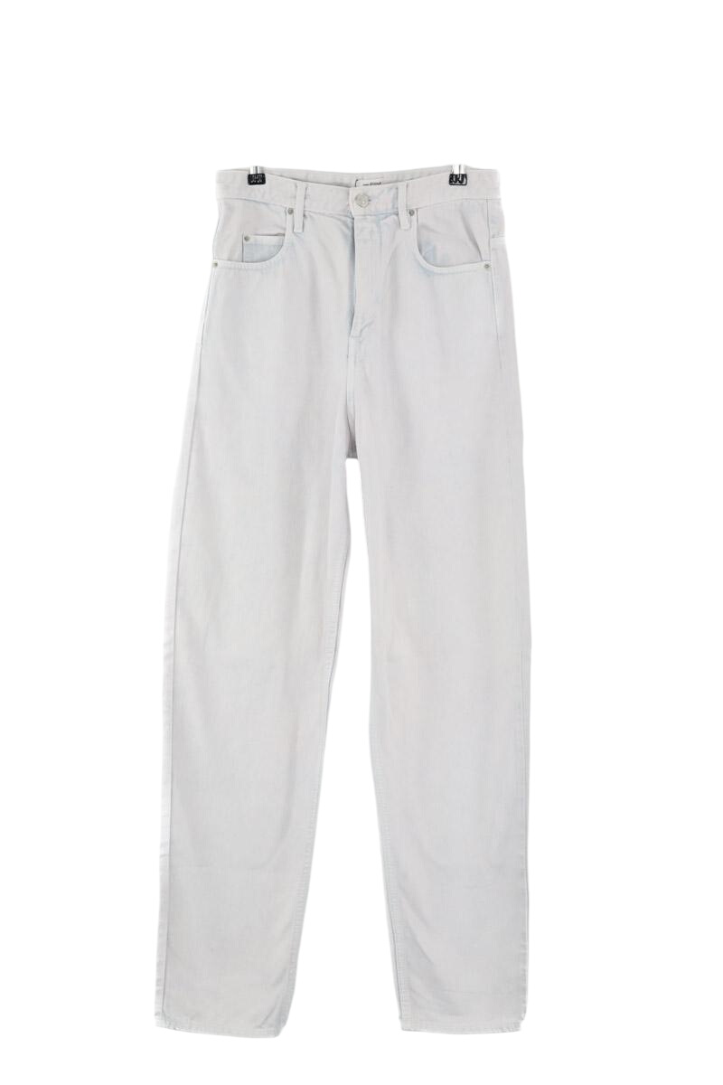 Wide-leg cotton jeans ISABEL MARANT ÉTOILE - SECONDE MAIN Grey