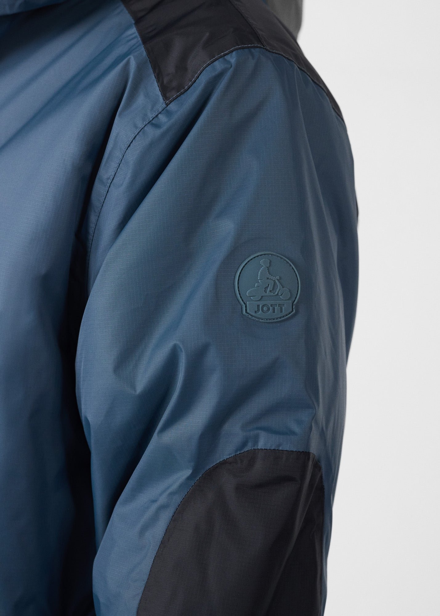 Blue stone dippen sherpa waterproof coat Blue