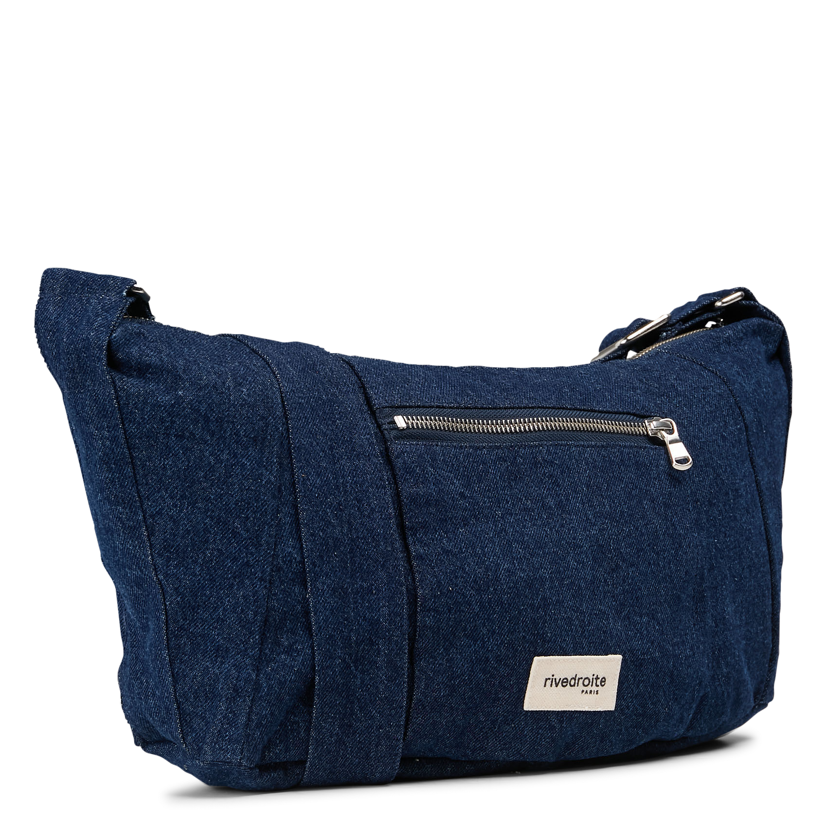 Raw denim shoulder bag RIVEDROITE PARIS Blue