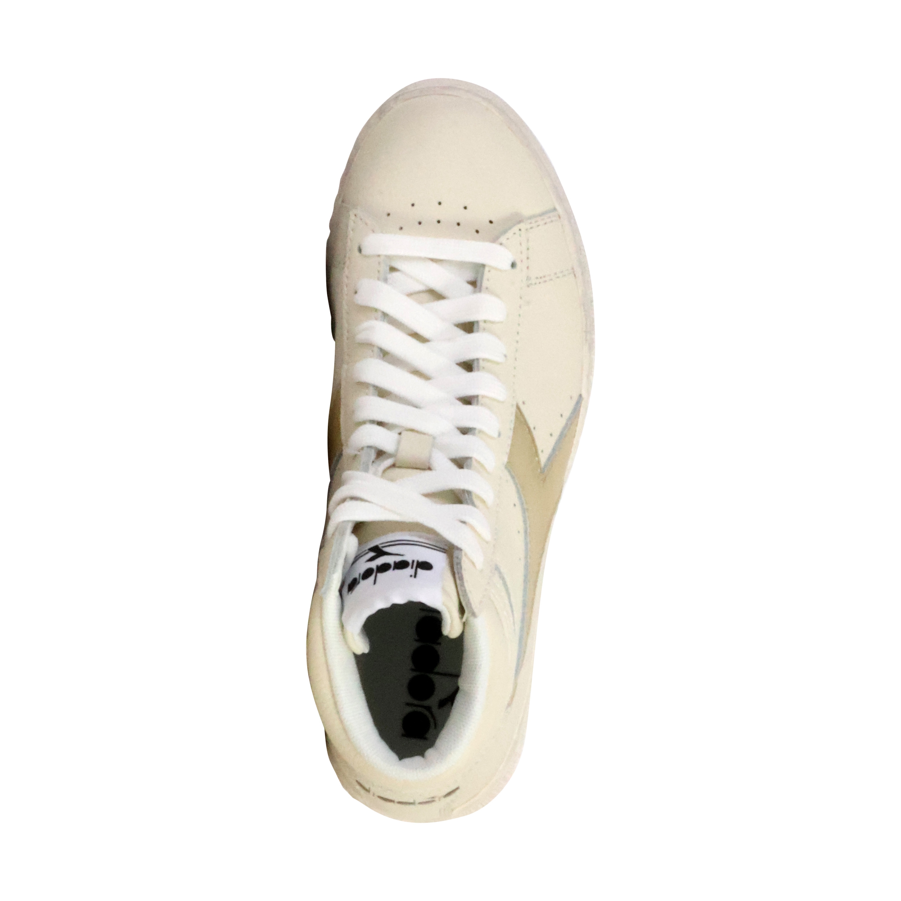 High-top leather sneakers  game l high waxed metal wn DIADORA White