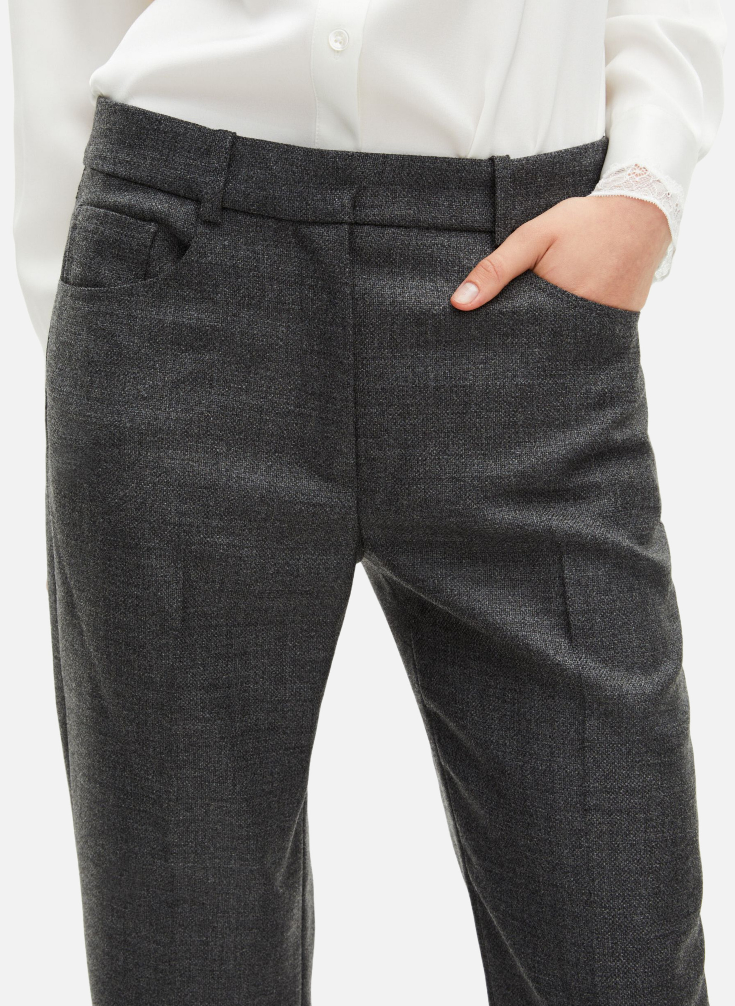 Bootcut tailored trousers THE KOOPLES Black