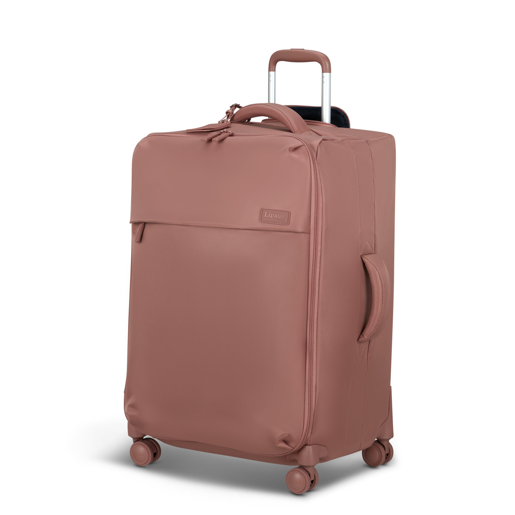 Feather suitcase 4 wheels size L LIPAULT Pink