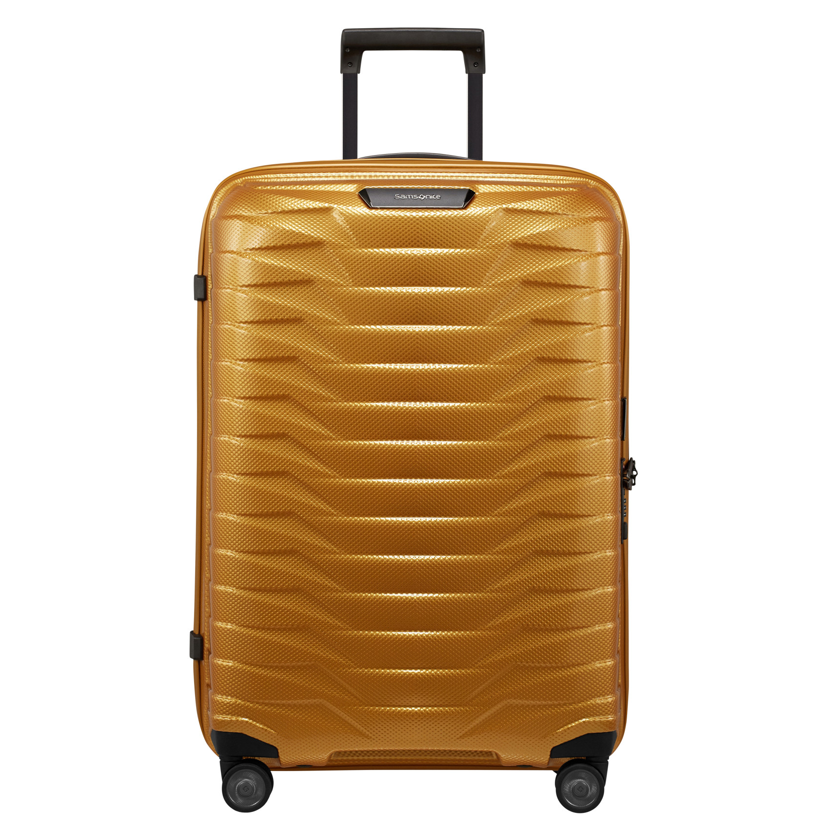 Proxis 4-wheel suitcase size M Yellow
