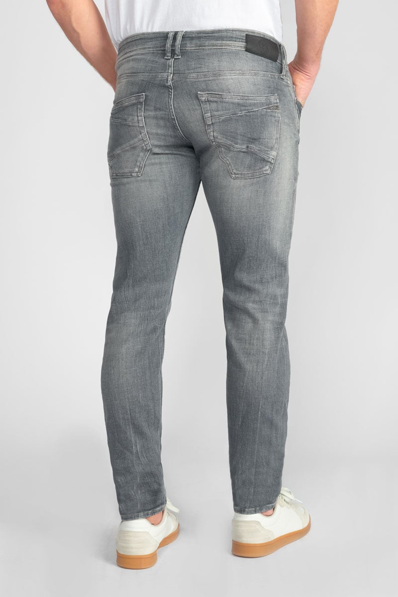 Slim stretch jeans, length 34 LE TEMPS DES CERISES Grey