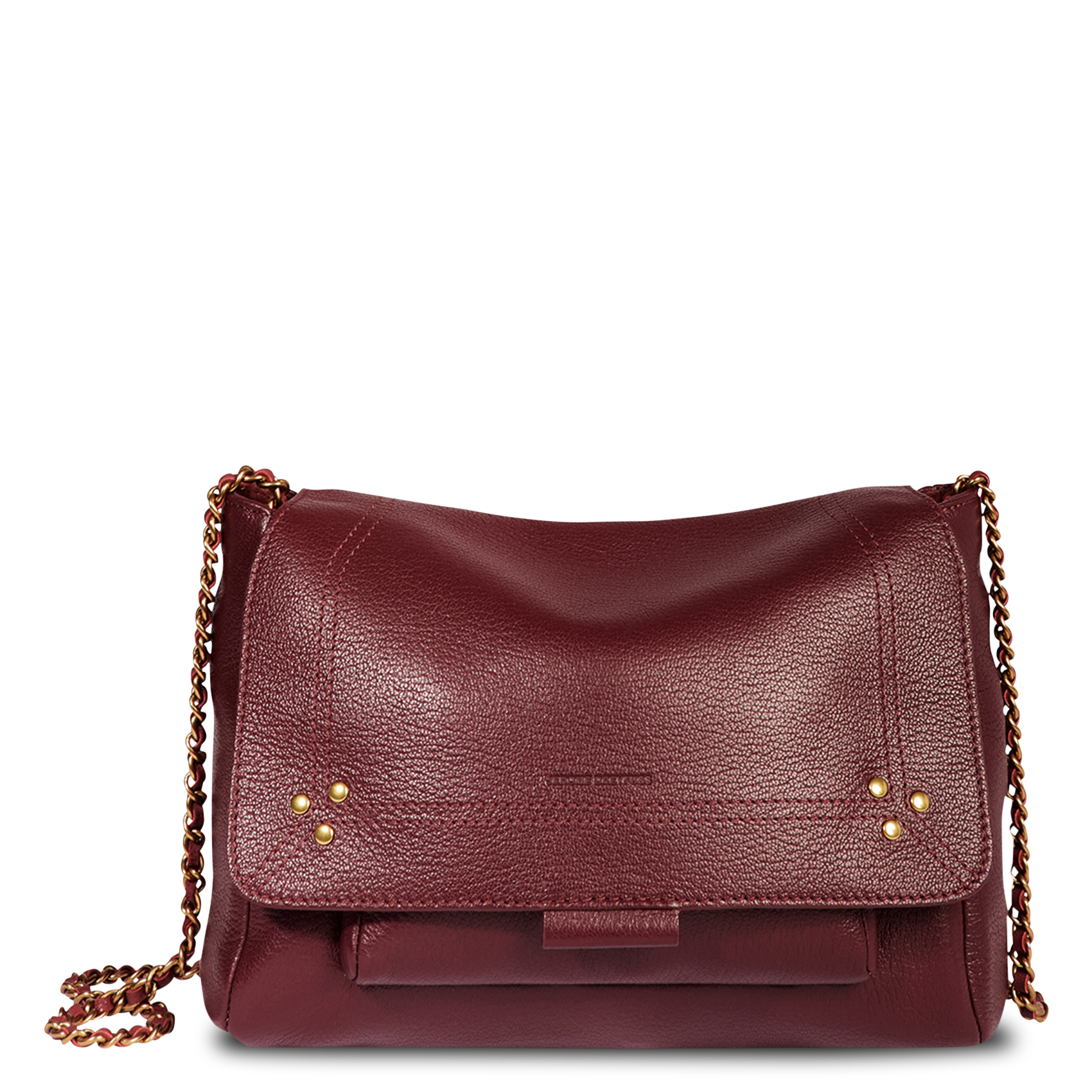 Sac besace en cuir JEROME DREYFUSS Rouge