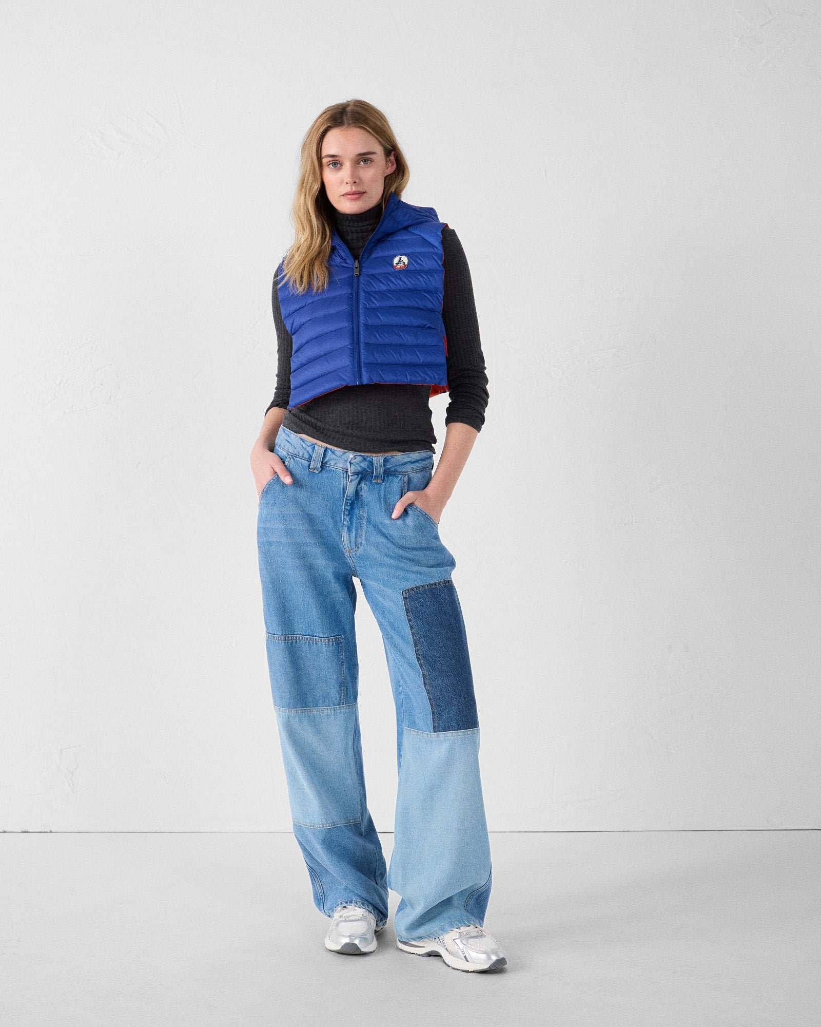 Hooded cape JOTT Blue