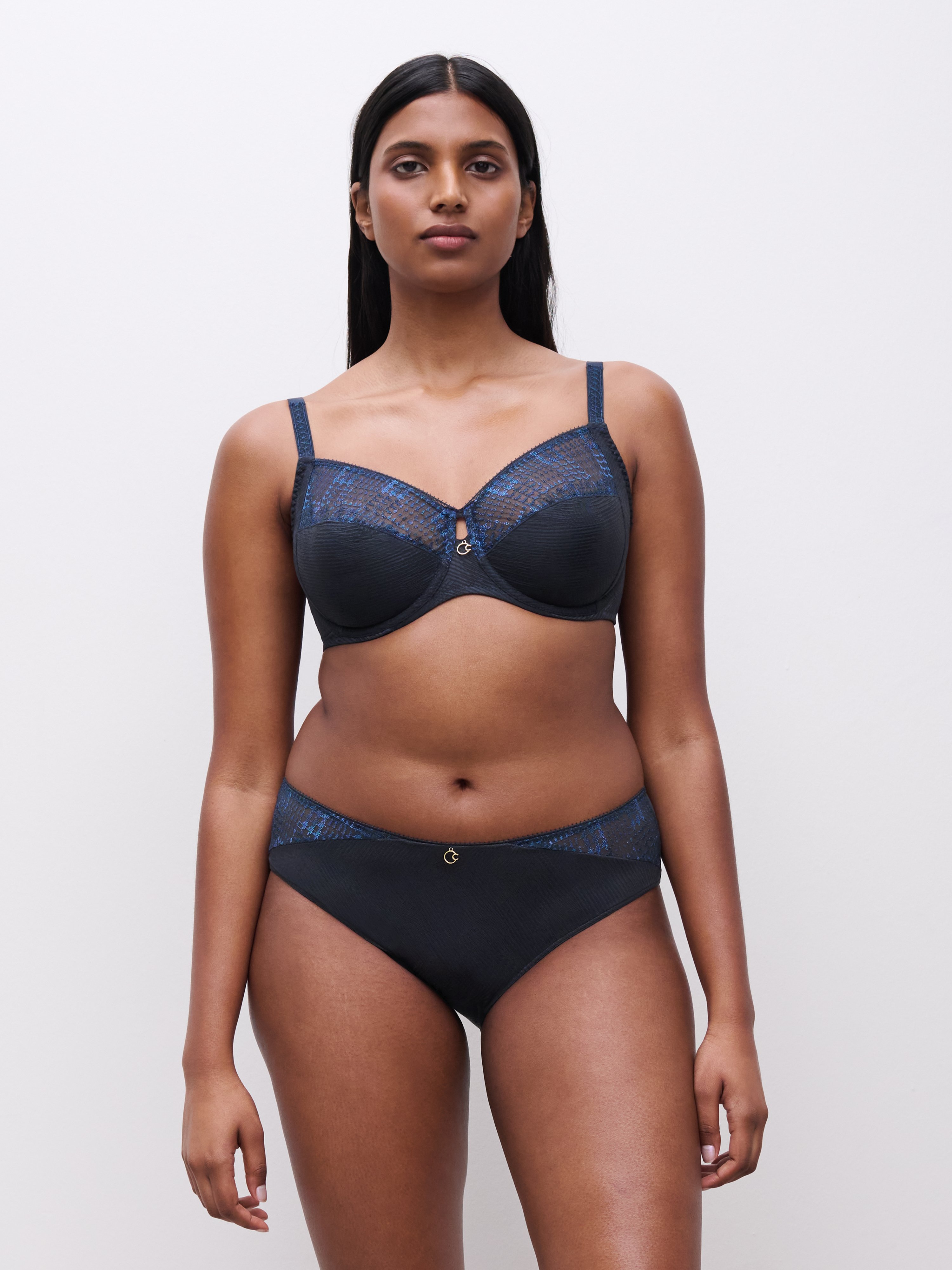 Dark Fold panties CHANTELLE Blue