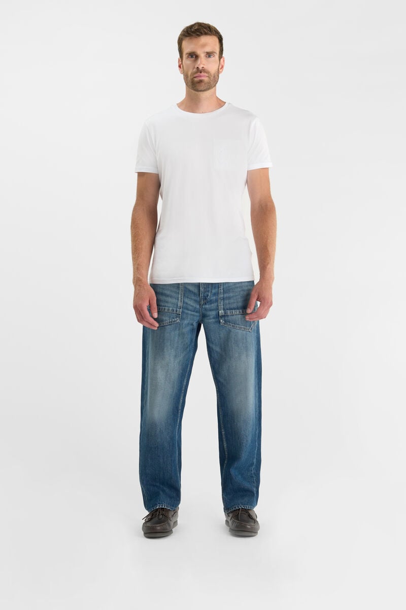 Loose jeans, wide loose fit, length 34 LE TEMPS DES CERISES Blue