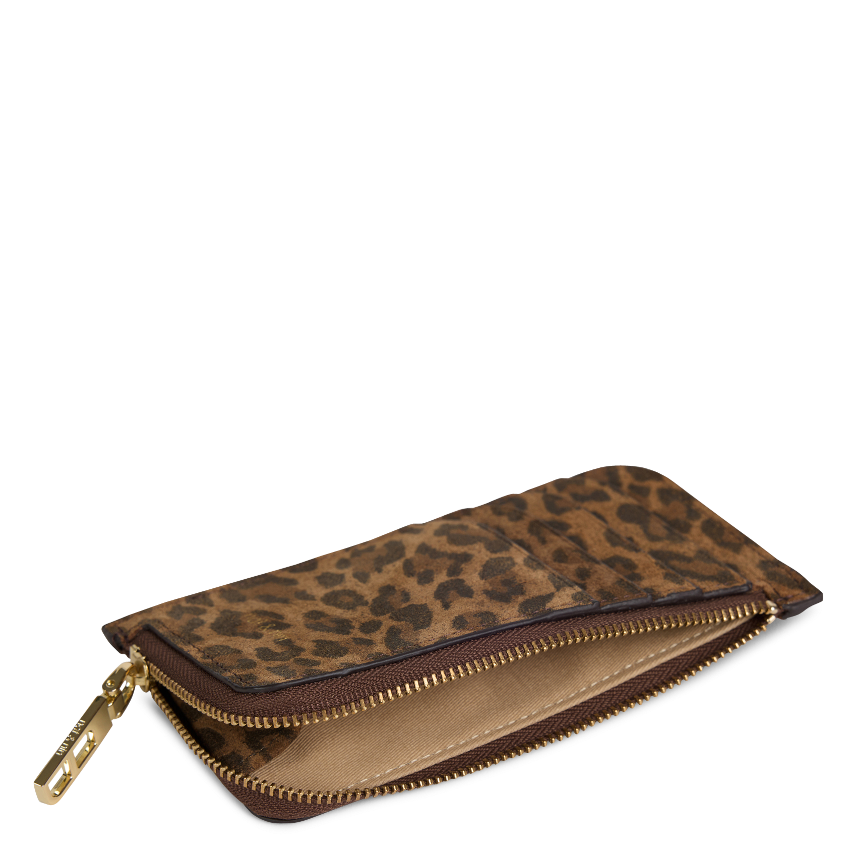 Porte-cartes en cuir NAT & NIN Marron