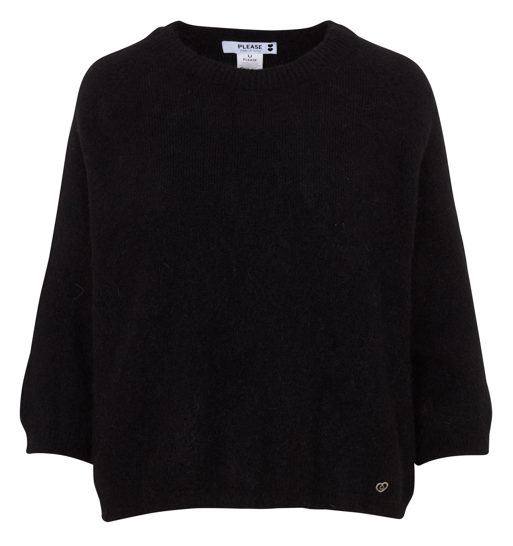 Trui met ronde hals  Nero