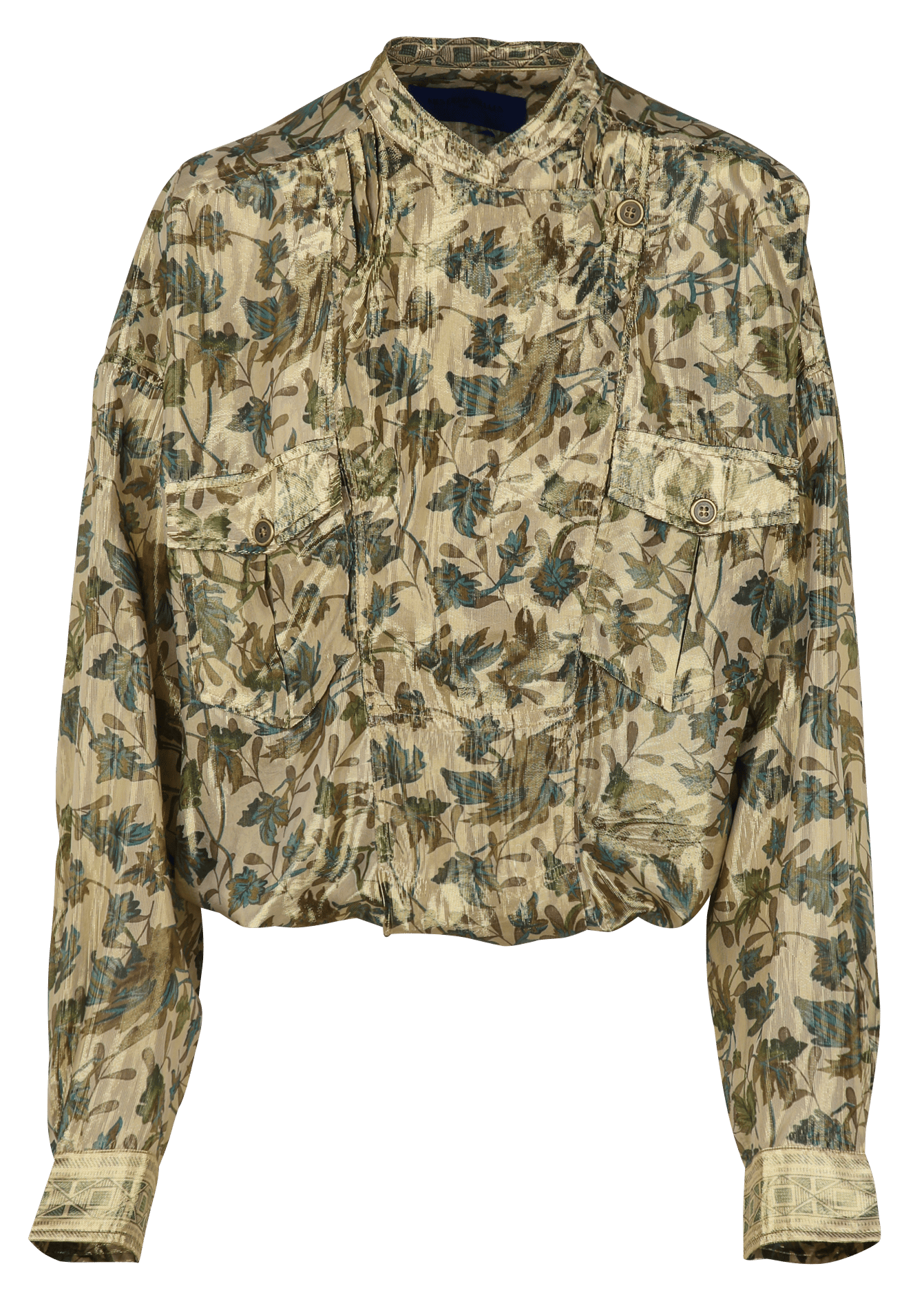 Ruimvallende blouse met print MES DEMOISELLES Veelkleurig