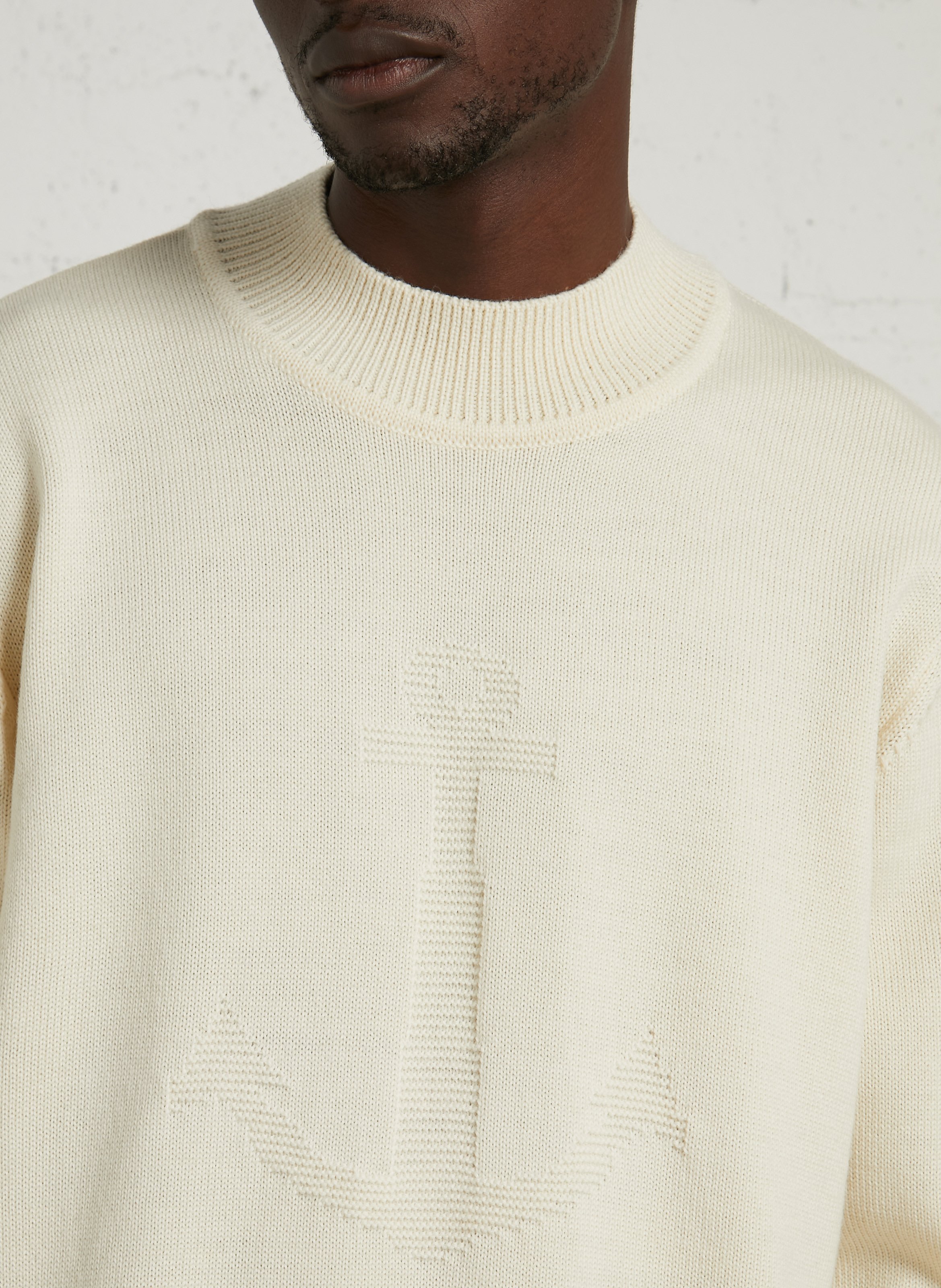 Gerade geschnittener Wollpullover ARMOR LUX Beige