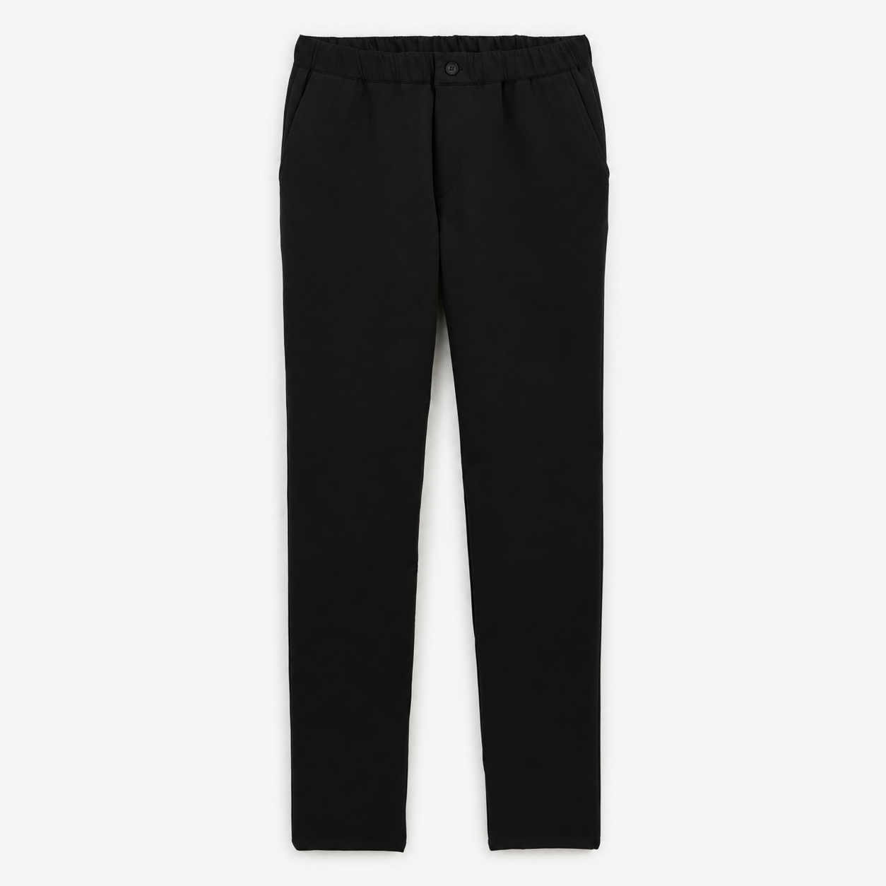 Black 549 stretch chino trousers with elasticated waistband SERGE BLANCO Black