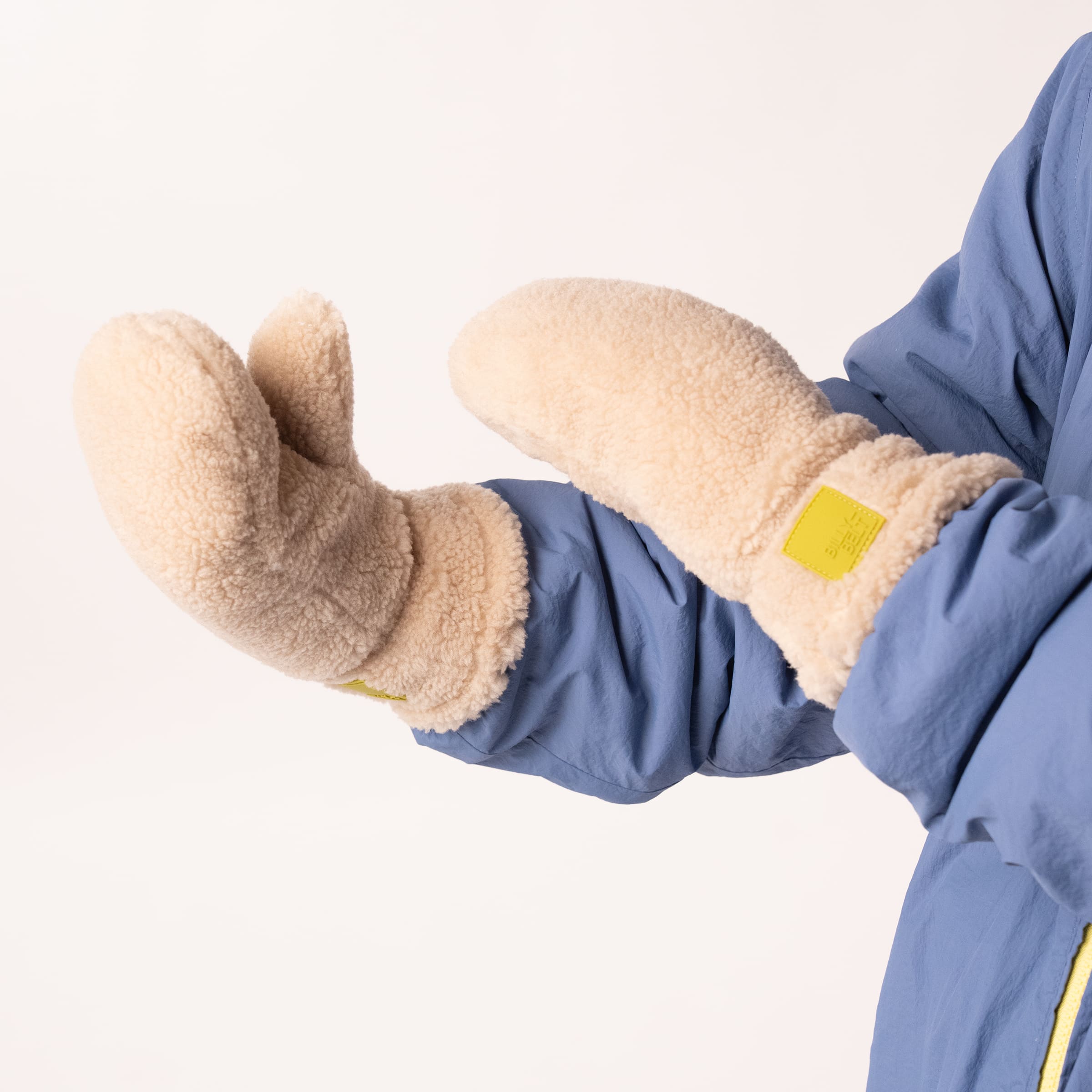 Polar sherpa mittens | Beige BILLYBELT Women