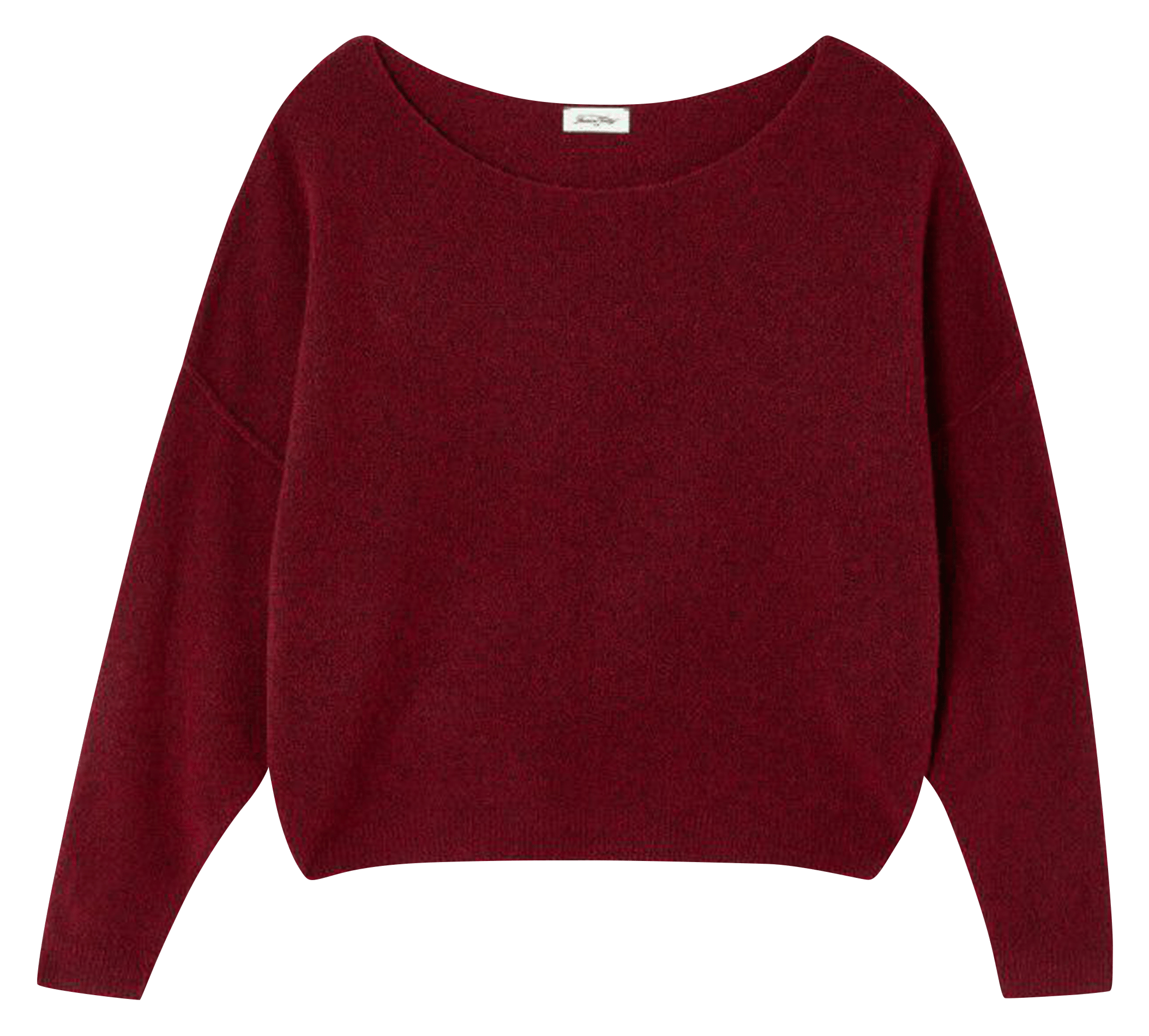 Pullover aus Wollmix mit U-Boot-Ausschnitt AMERICAN VINTAGE