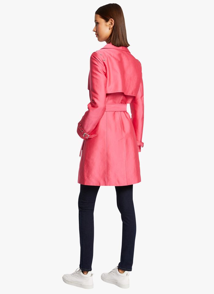 morgan manteau rose