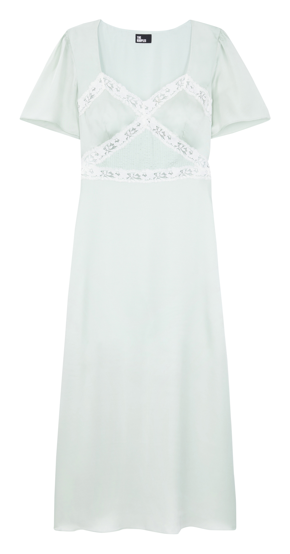 Robe longue col coeur  THE KOOPLES Bleu