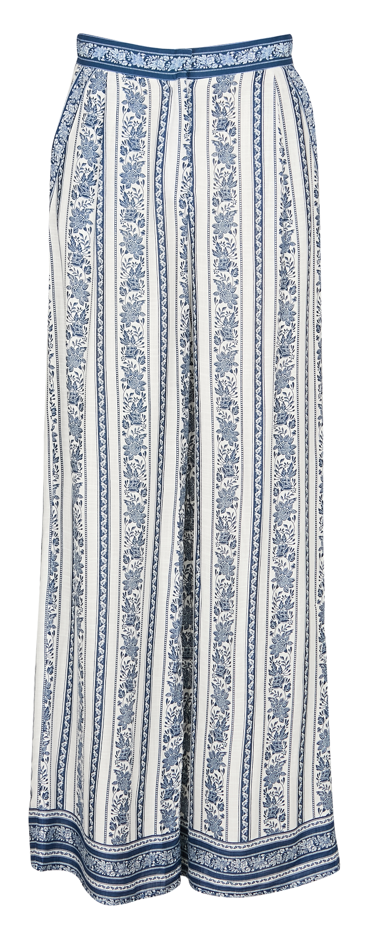 Pantalon droit imprimé LA PETITE ETOILE Bleu