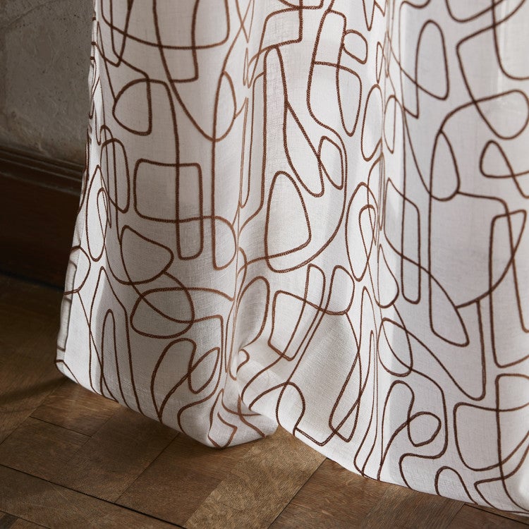 Eyelet curtain MADURA White