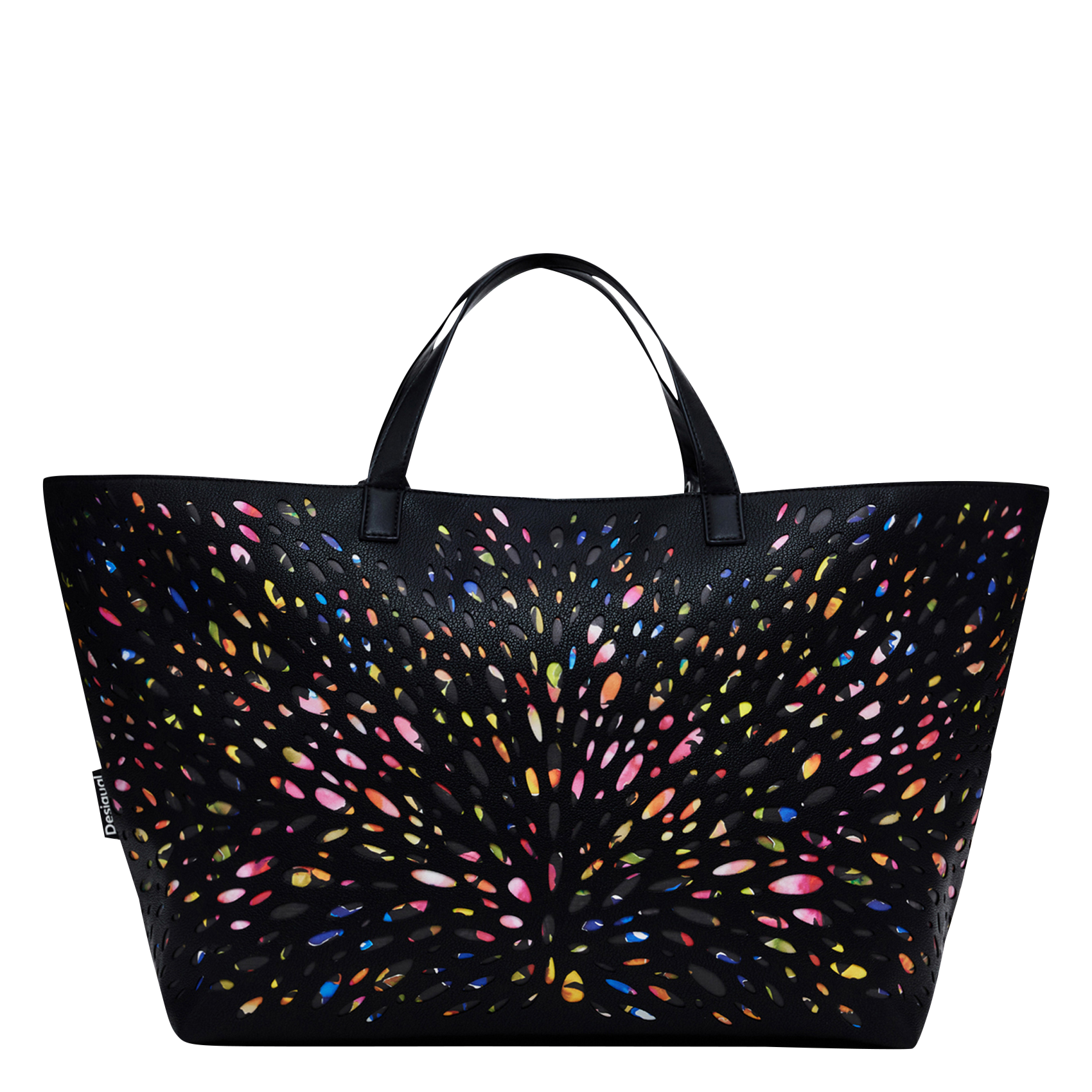 Perforated tote bag Noir-1 Desigual - Women 24WAXP90 | Place