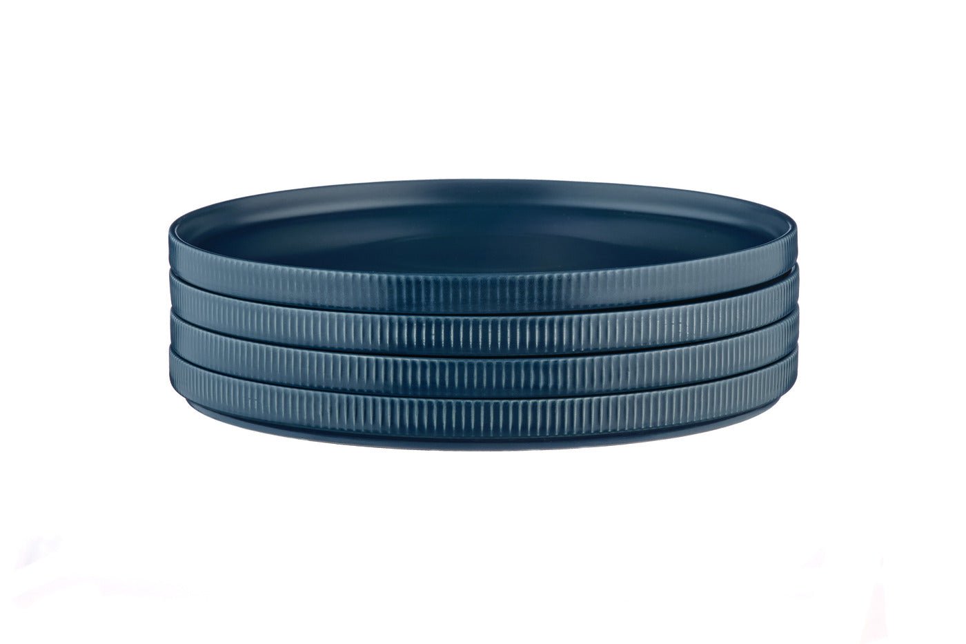 Stoneware Plate Set - 4 pieces BJORN Blue