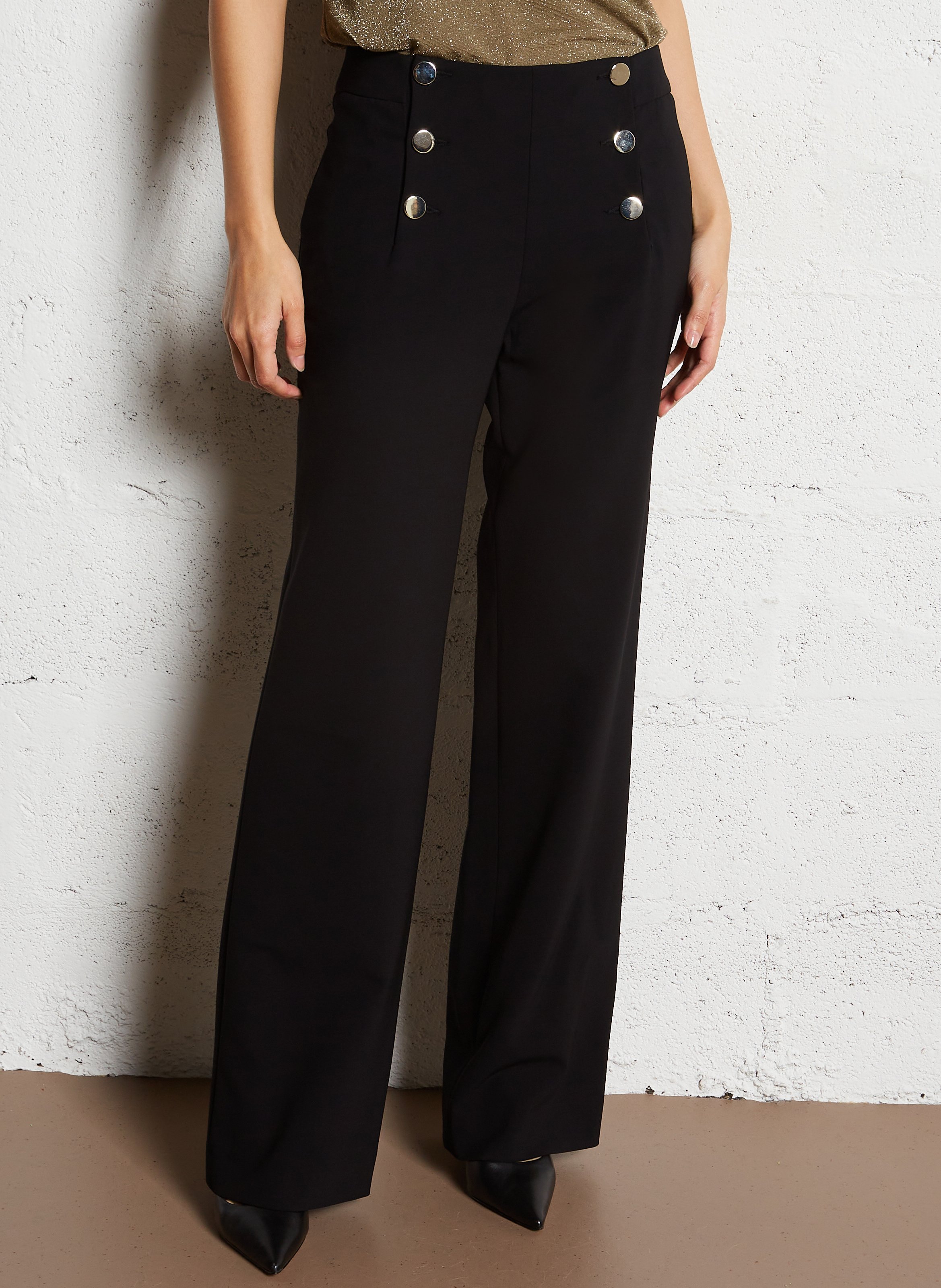 Straight-leg pants MAISON 123 Black
