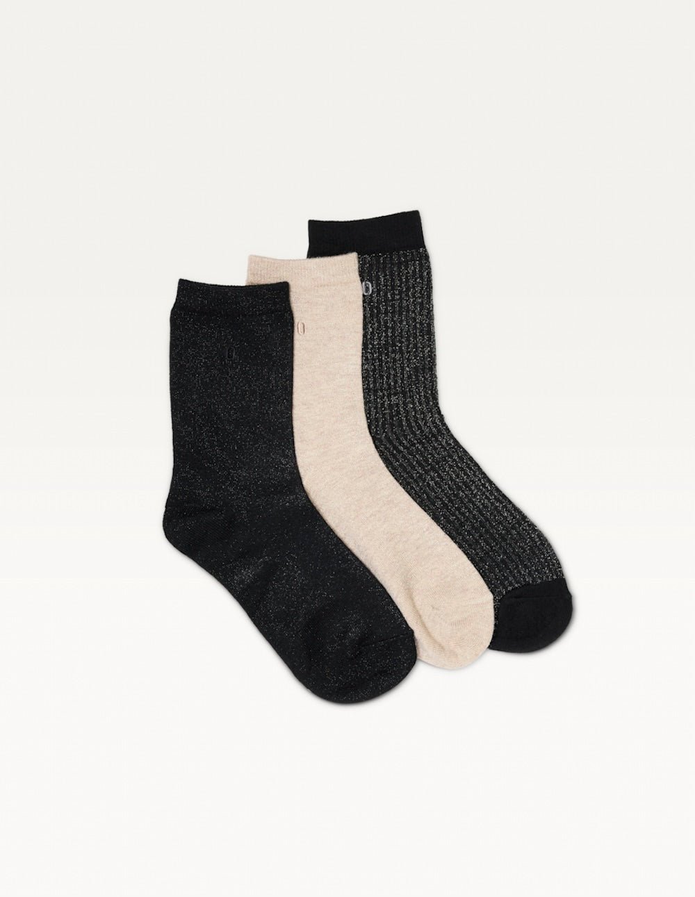 Pack of 3 pairs of socks ODAJE EX. M.MOUSTACHE Black