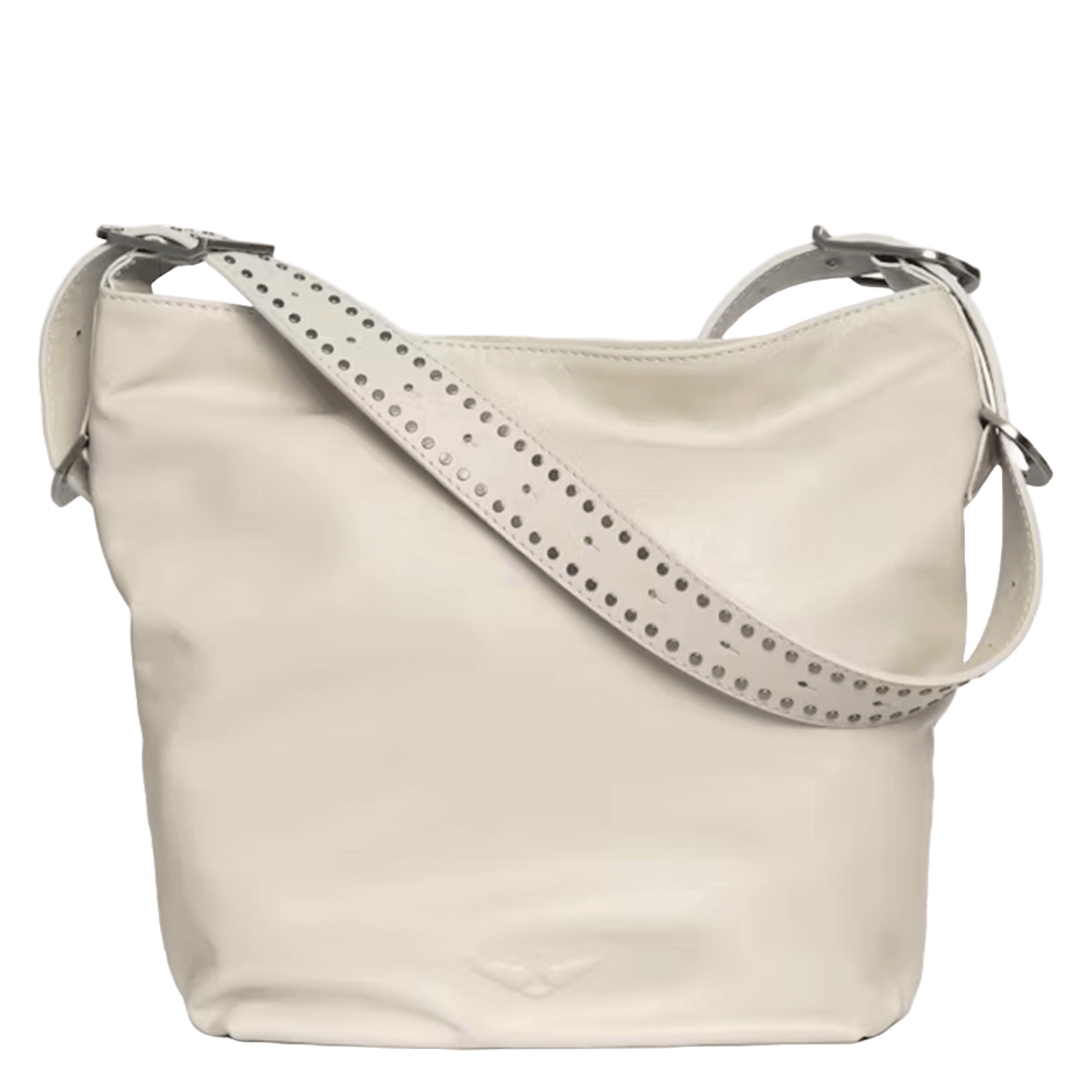 Bolso al hombro de piel ZADIG&VOLTAIRE Blanco