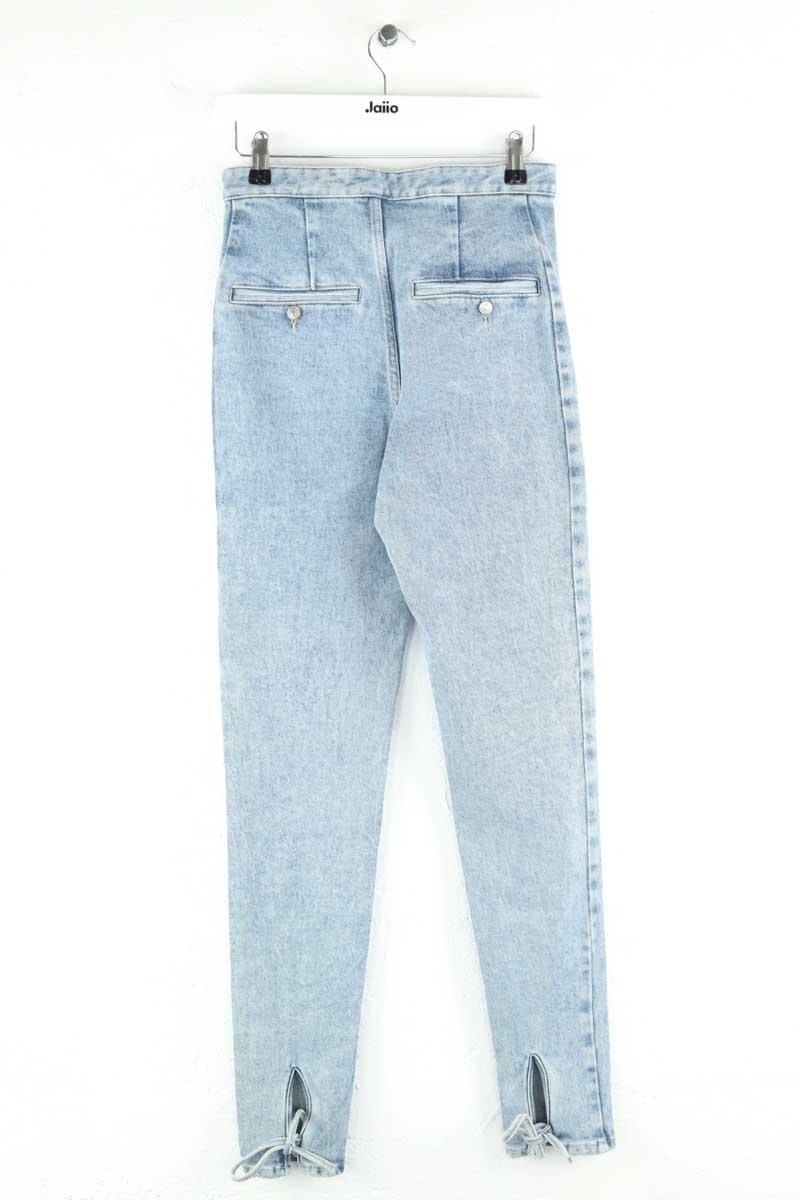 Cotton straight jeans ISABEL MARANT - Seconde Main Blue