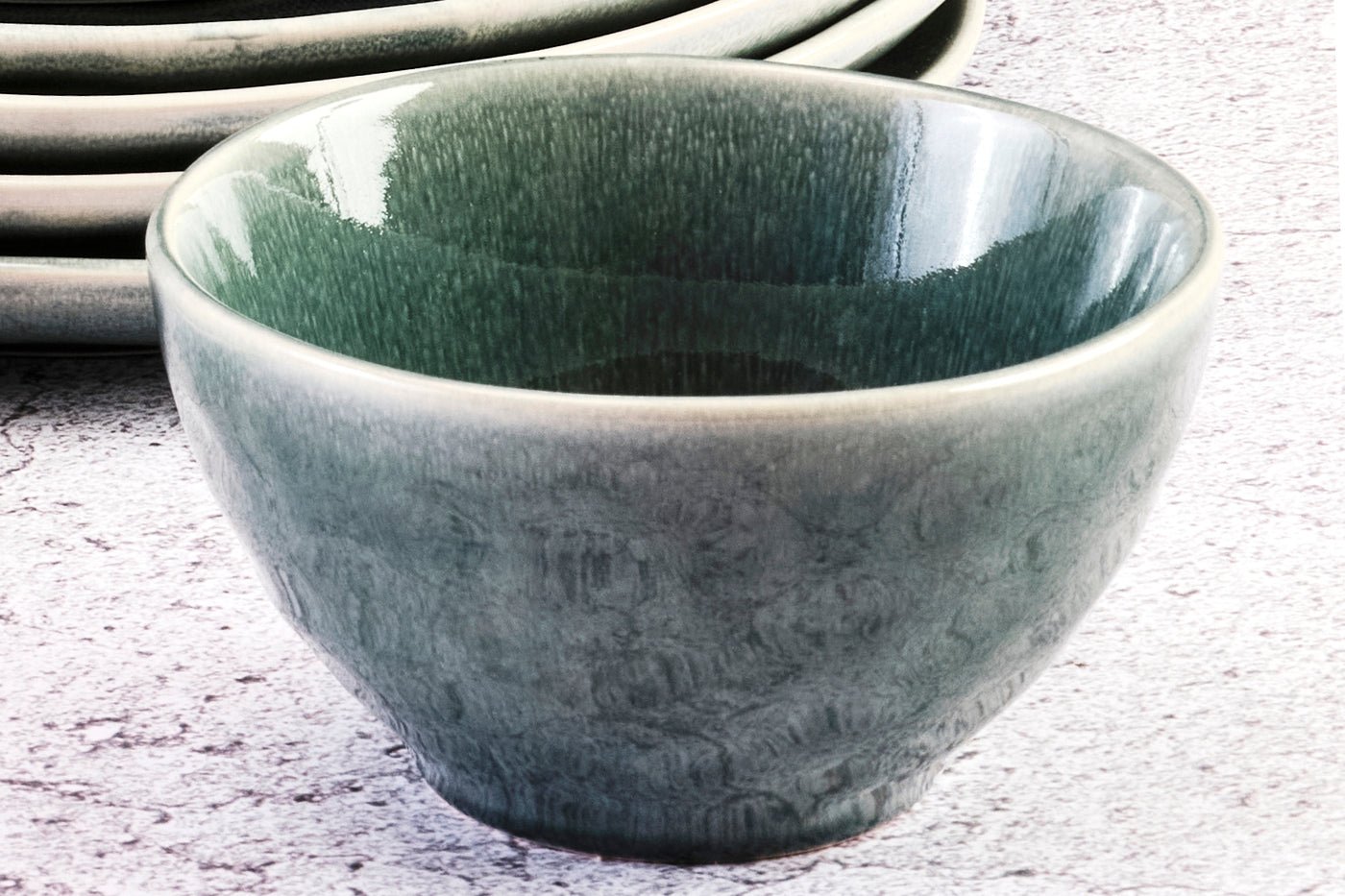 Bowl moon ø14.5cm - 6 pieces - ink Blue