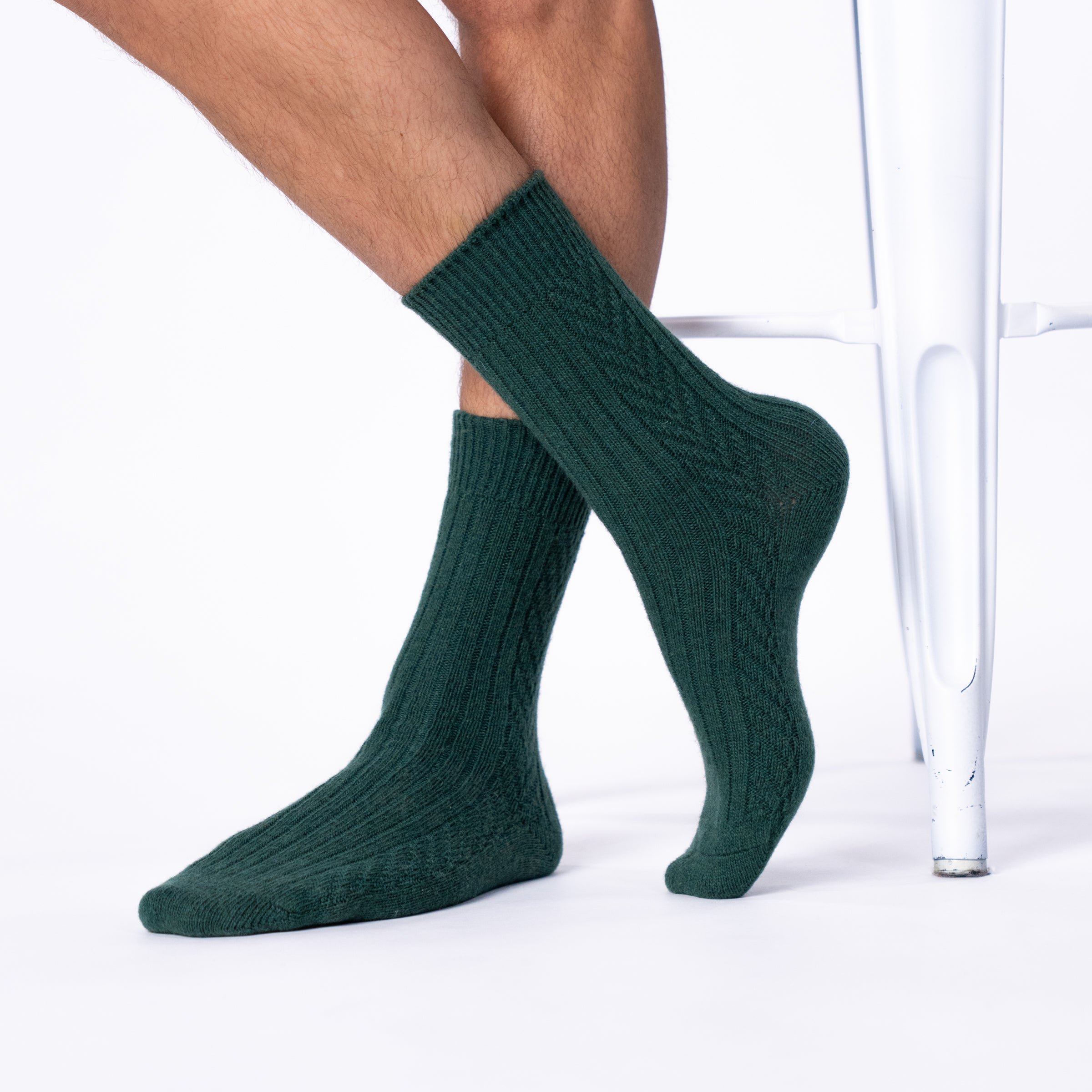 Wool socks BILLYBELT Green