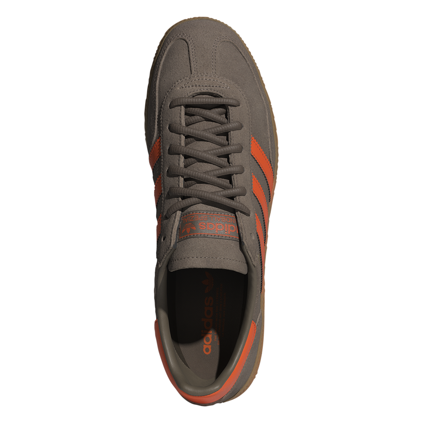 Baskets basses en cuir ADIDAS Marron