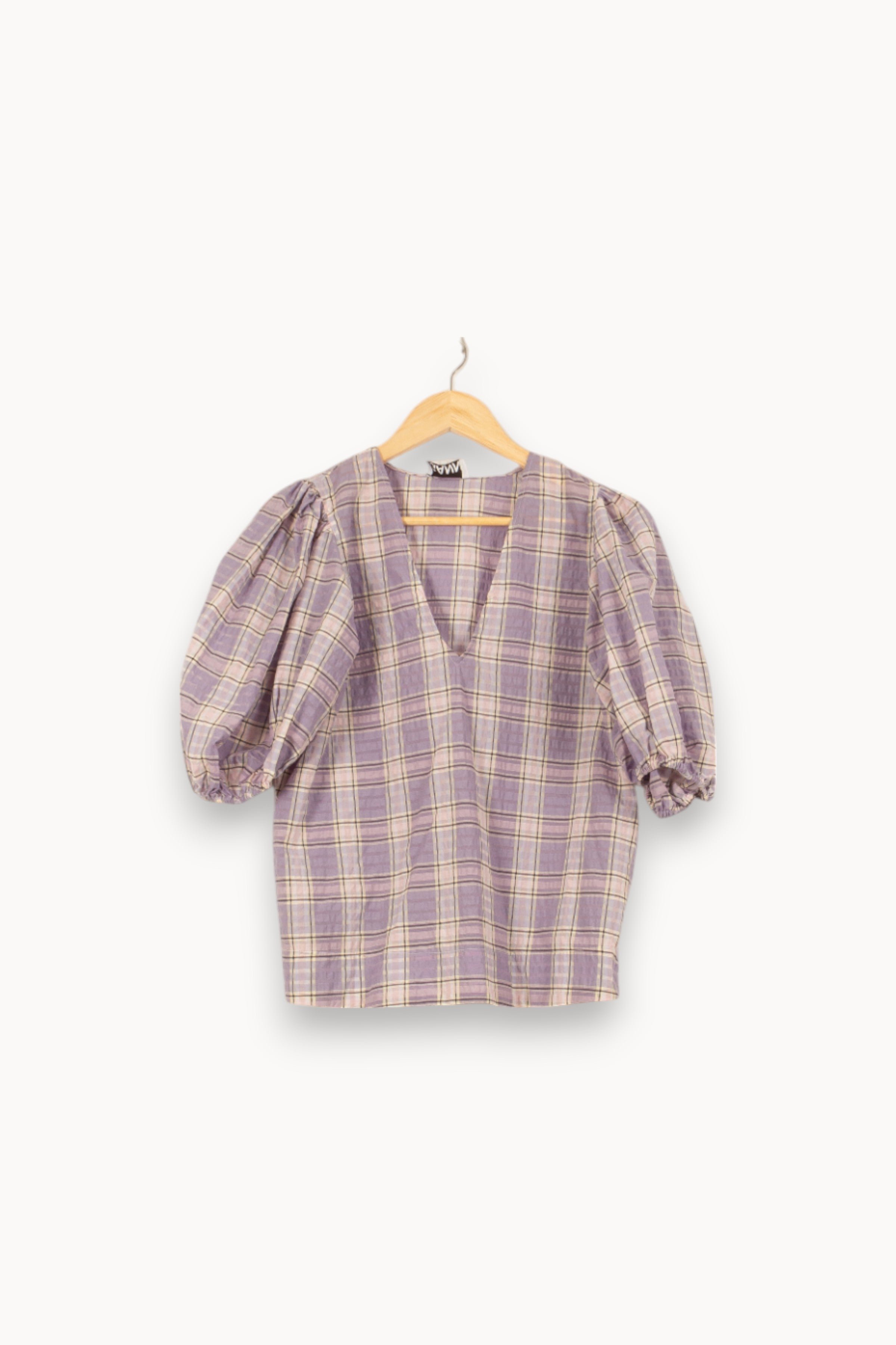 Blouse GANNI - Seconde Main Purple