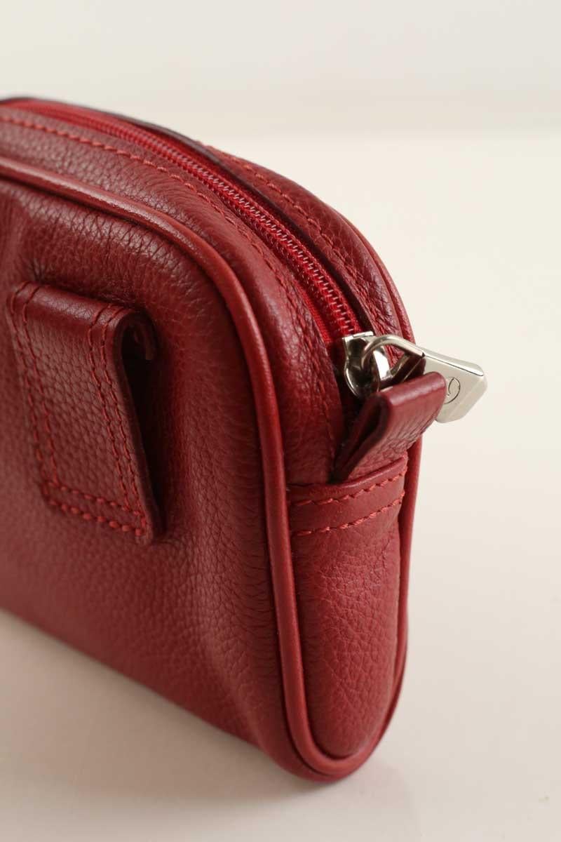 Leather waist bag LONGCHAMP - Seconde Main Red