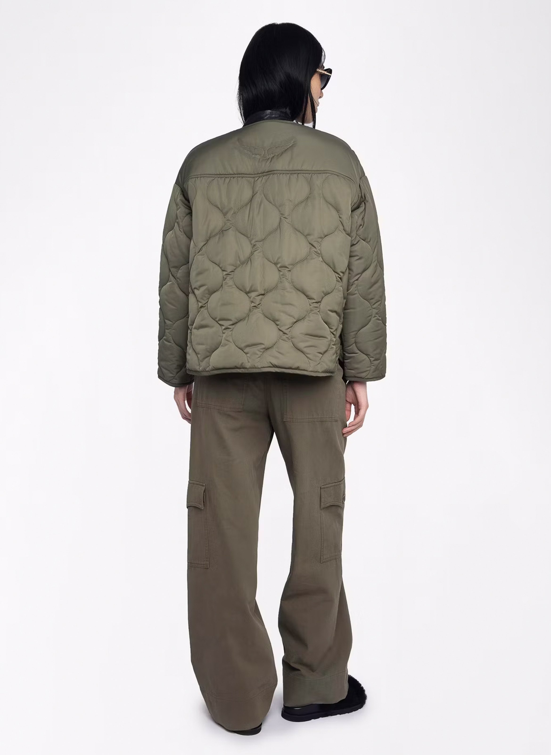 Parka trapuntata colletto rotondo ZADIG&VOLTAIRE Verde