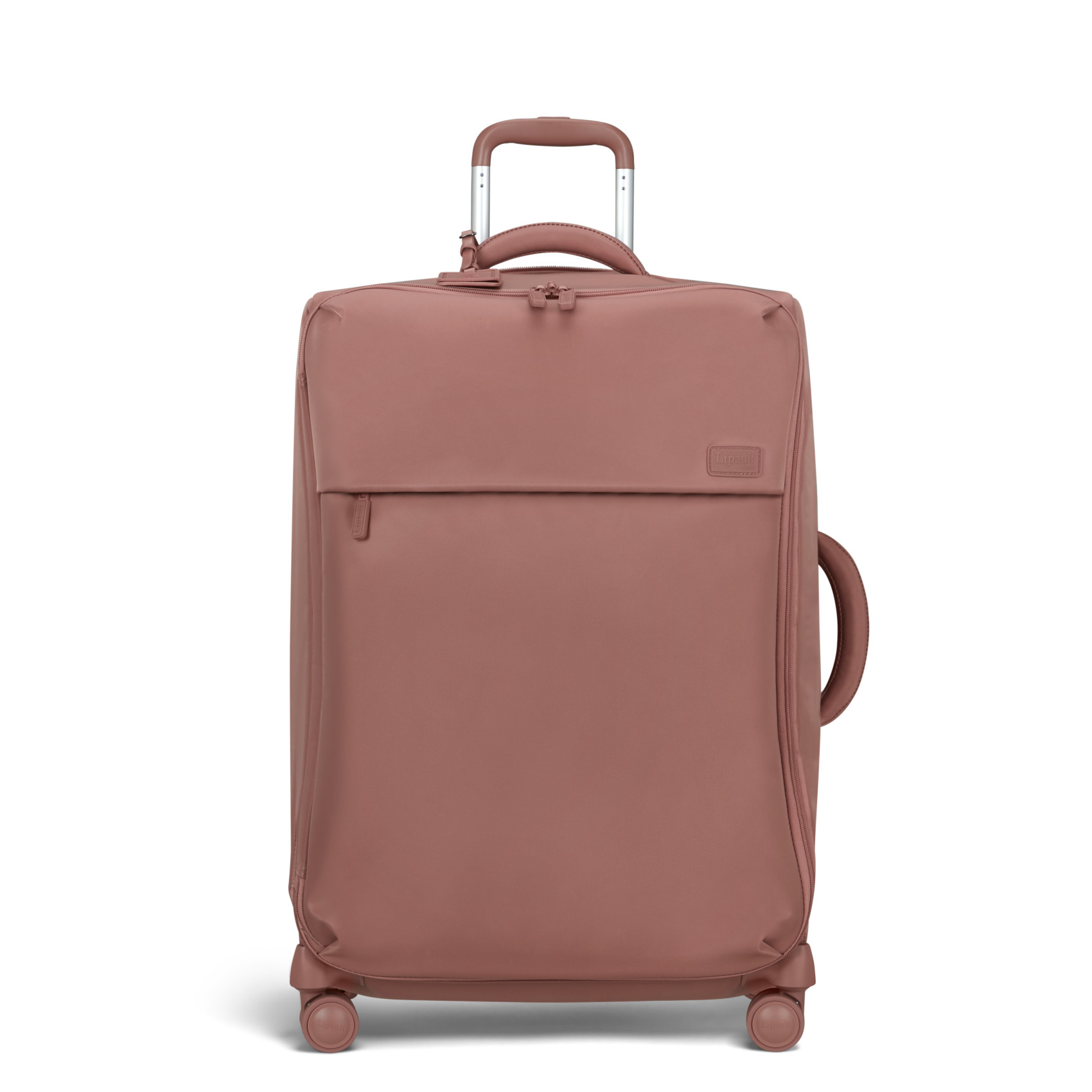 Feather suitcase 4 wheels size L LIPAULT Pink