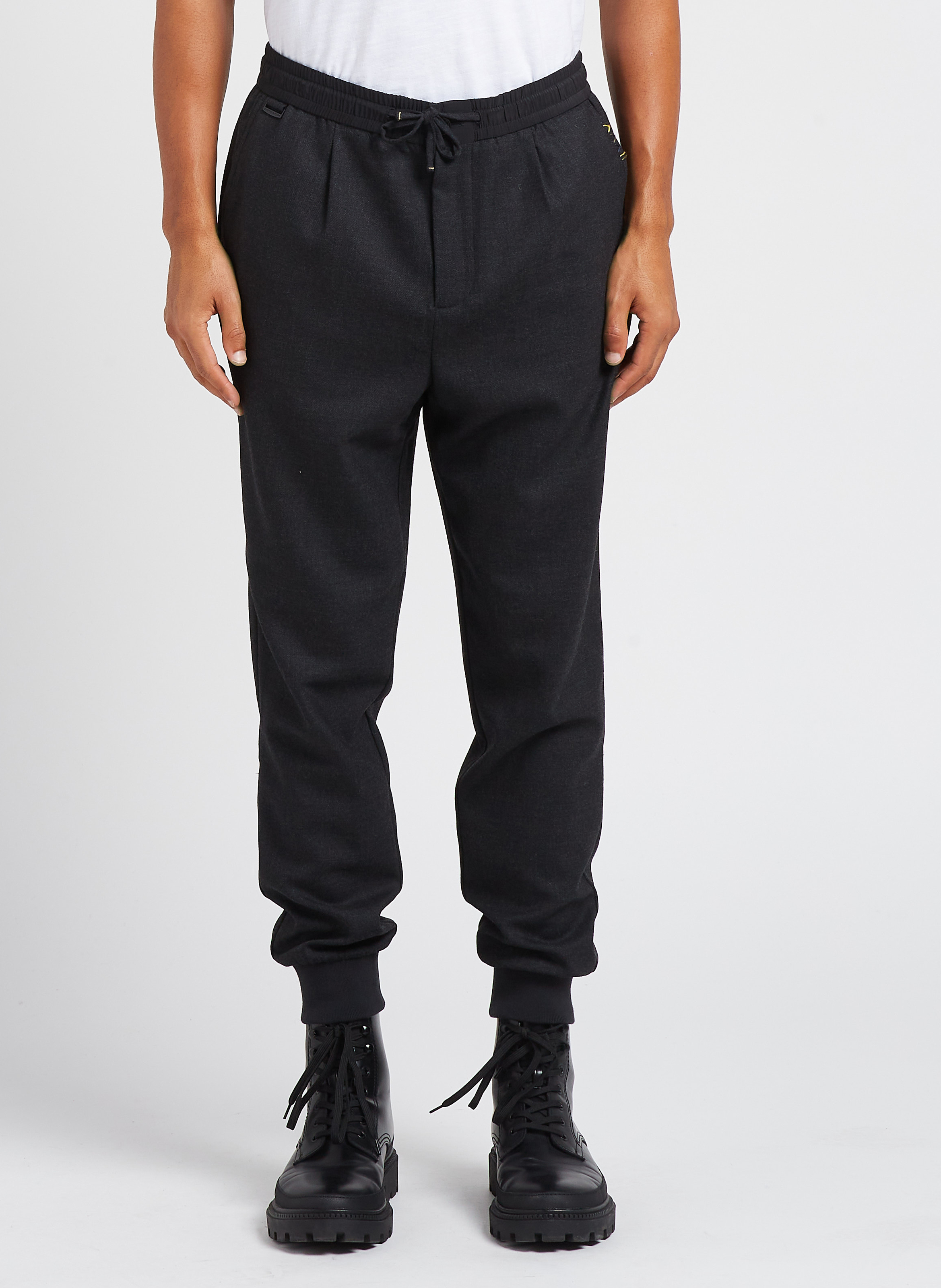 Pantalon jogging relaxed slim-fit  SCOTCH AND SODA Noir