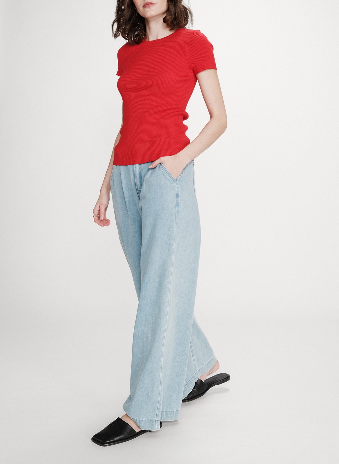 Cotton T-shirt GRACE ET MILA Red