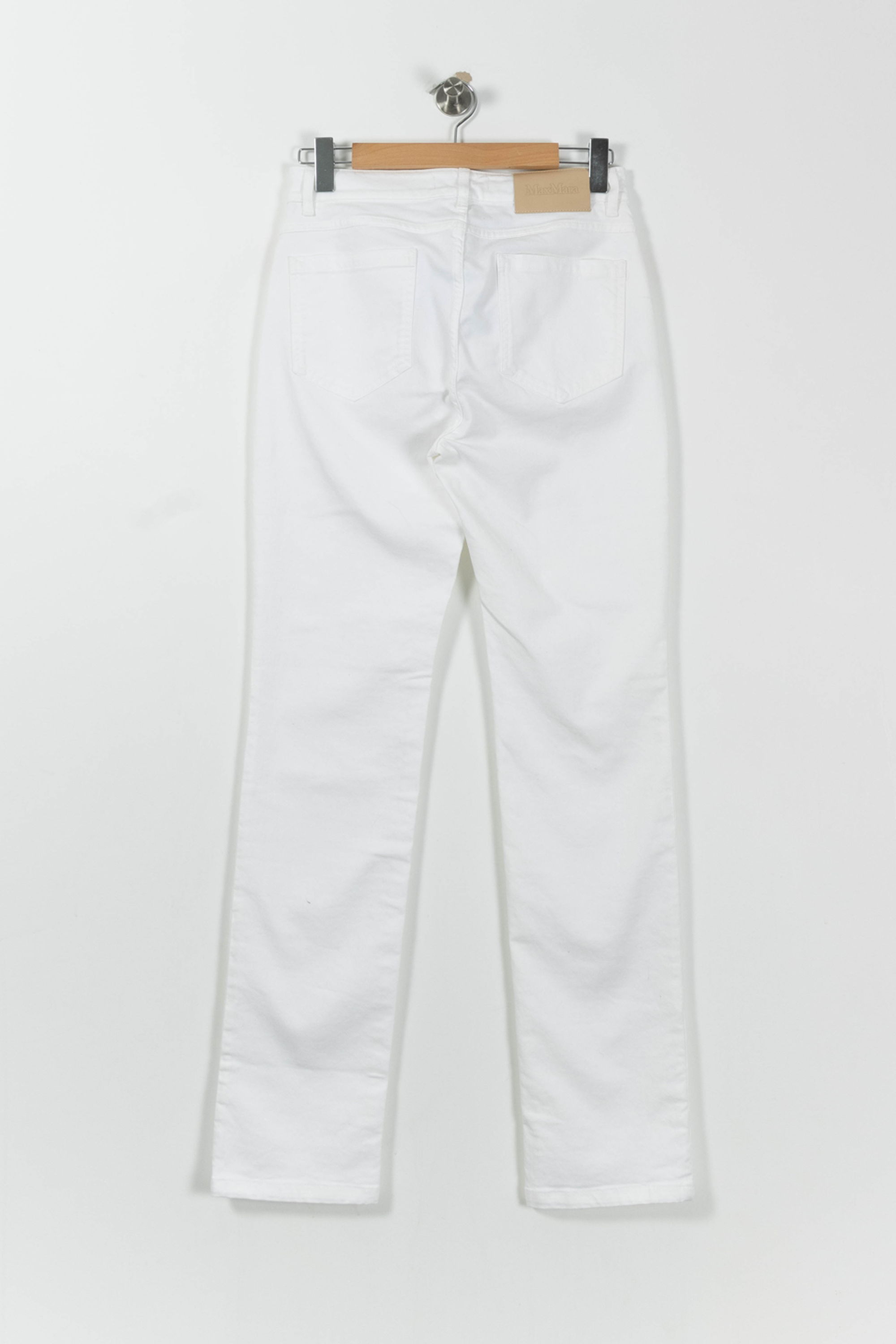 Pants MAX MARA - Seconde Main White