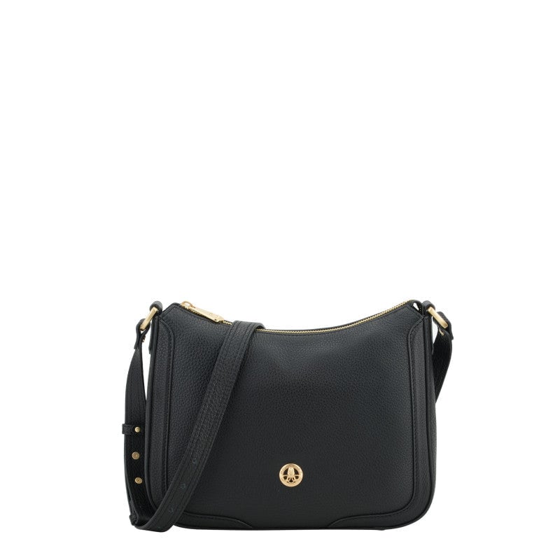 Crossbody bag in cowhide leather POURCHET