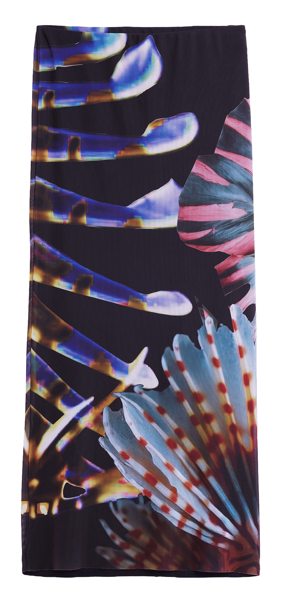 Lange jurk met ronde hals DESIGUAL Black