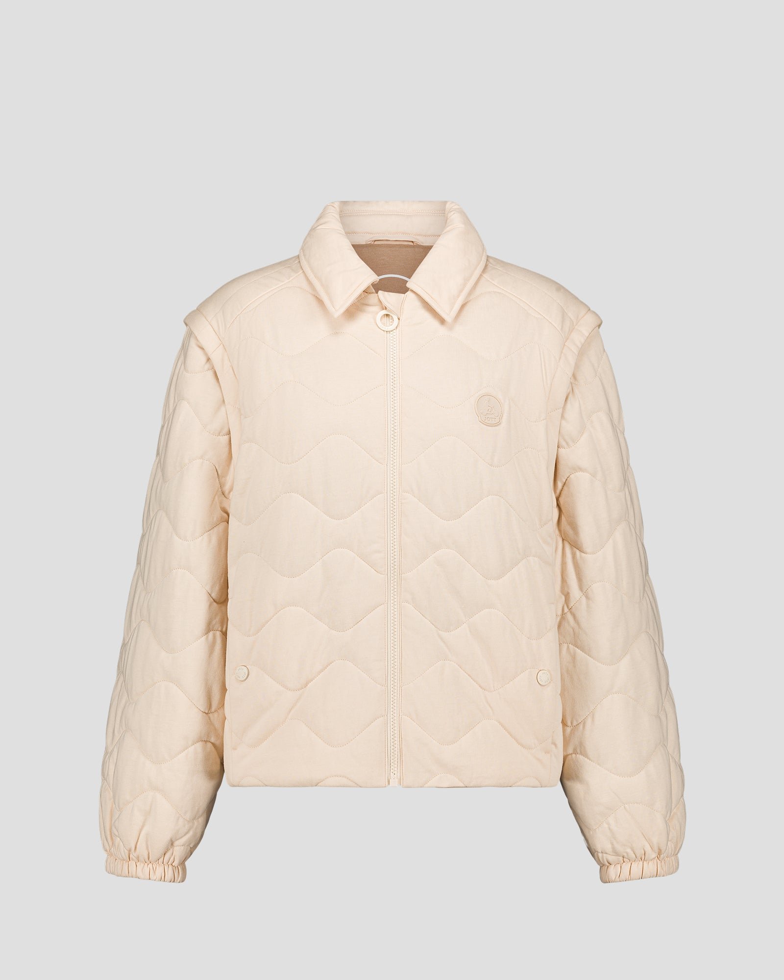 Sacha removable sleeve bomber jacket JOTT Brown