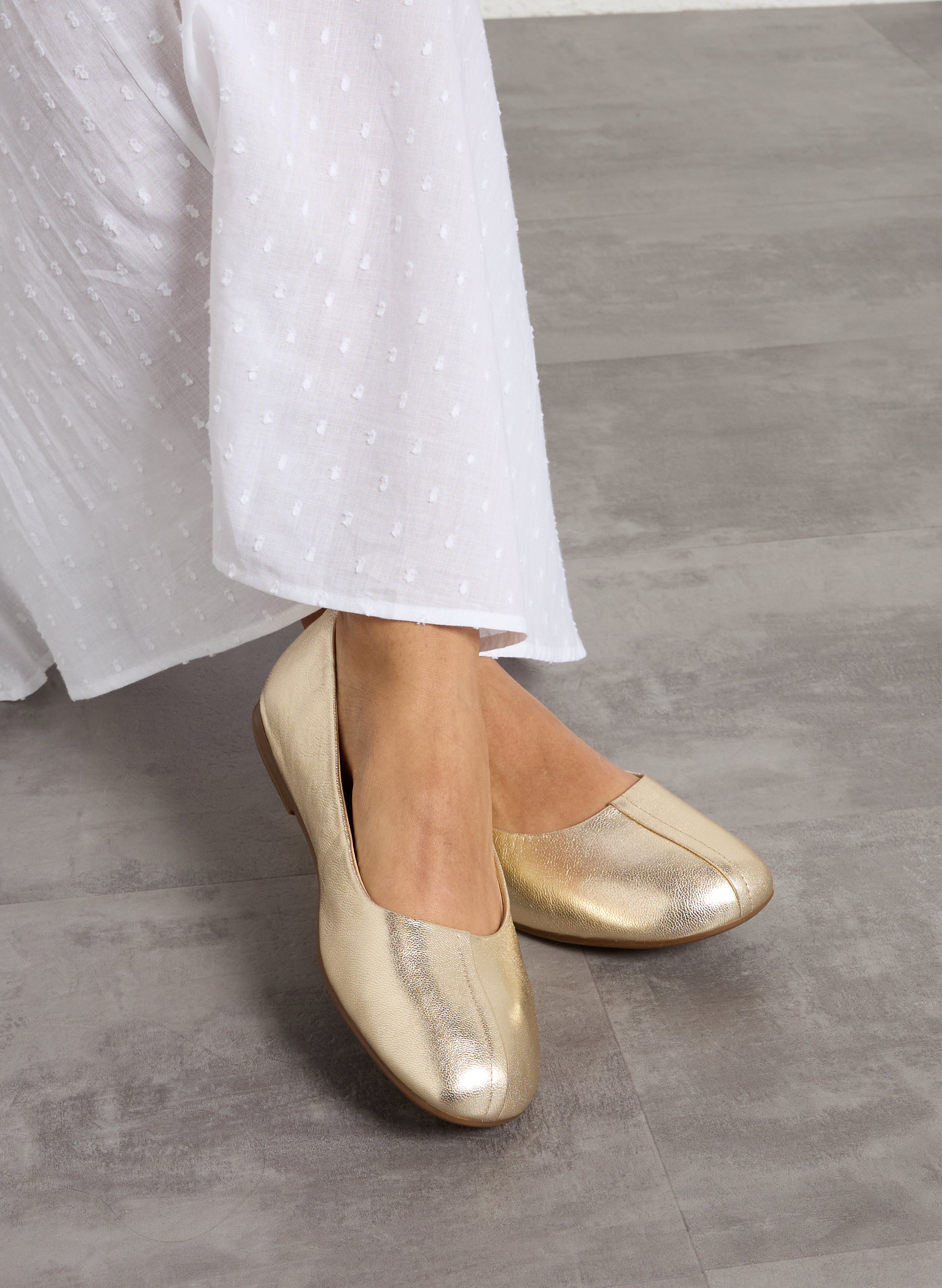 Ballerinas - Leder CLARKS Golden