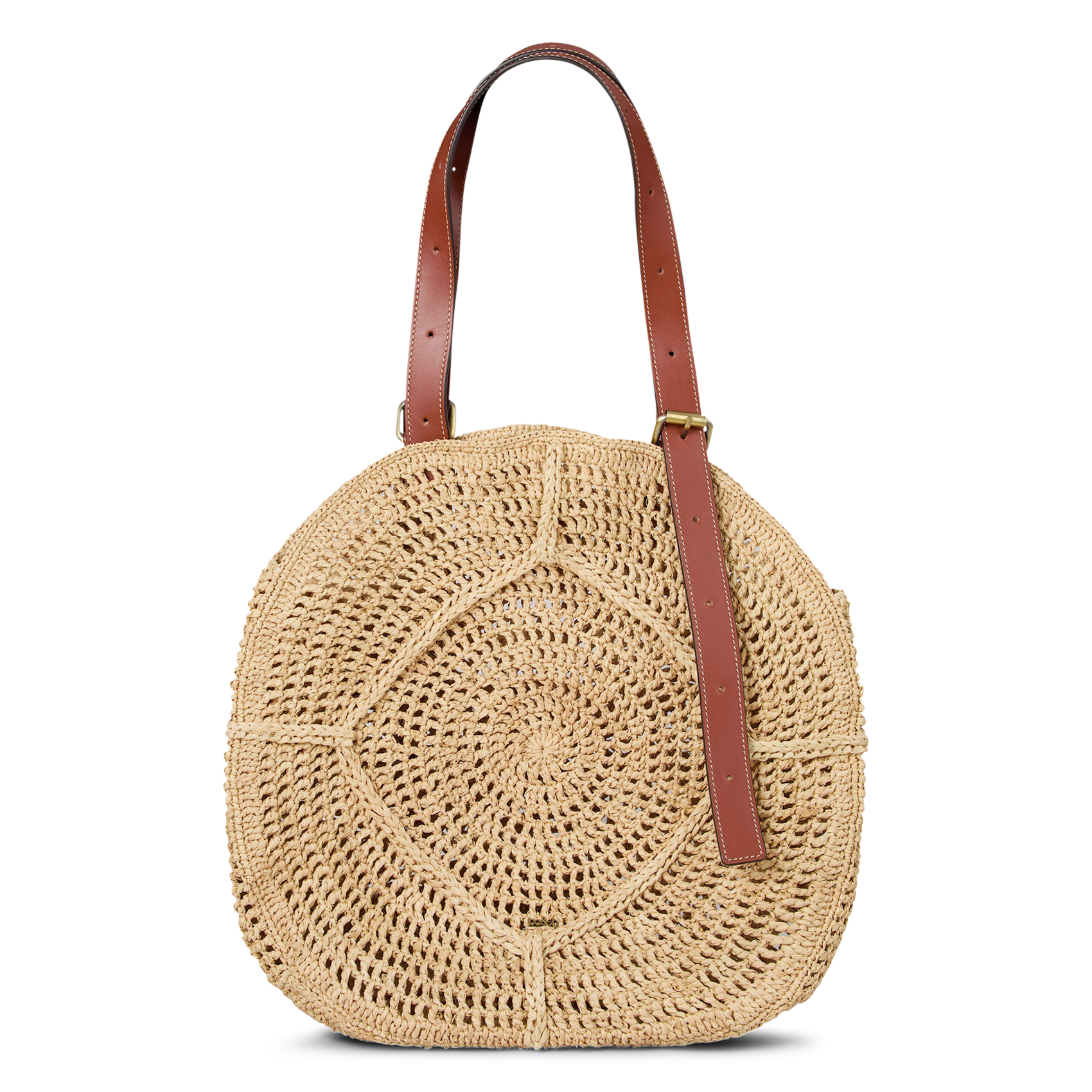 Panier en raphia BA&SH Beige