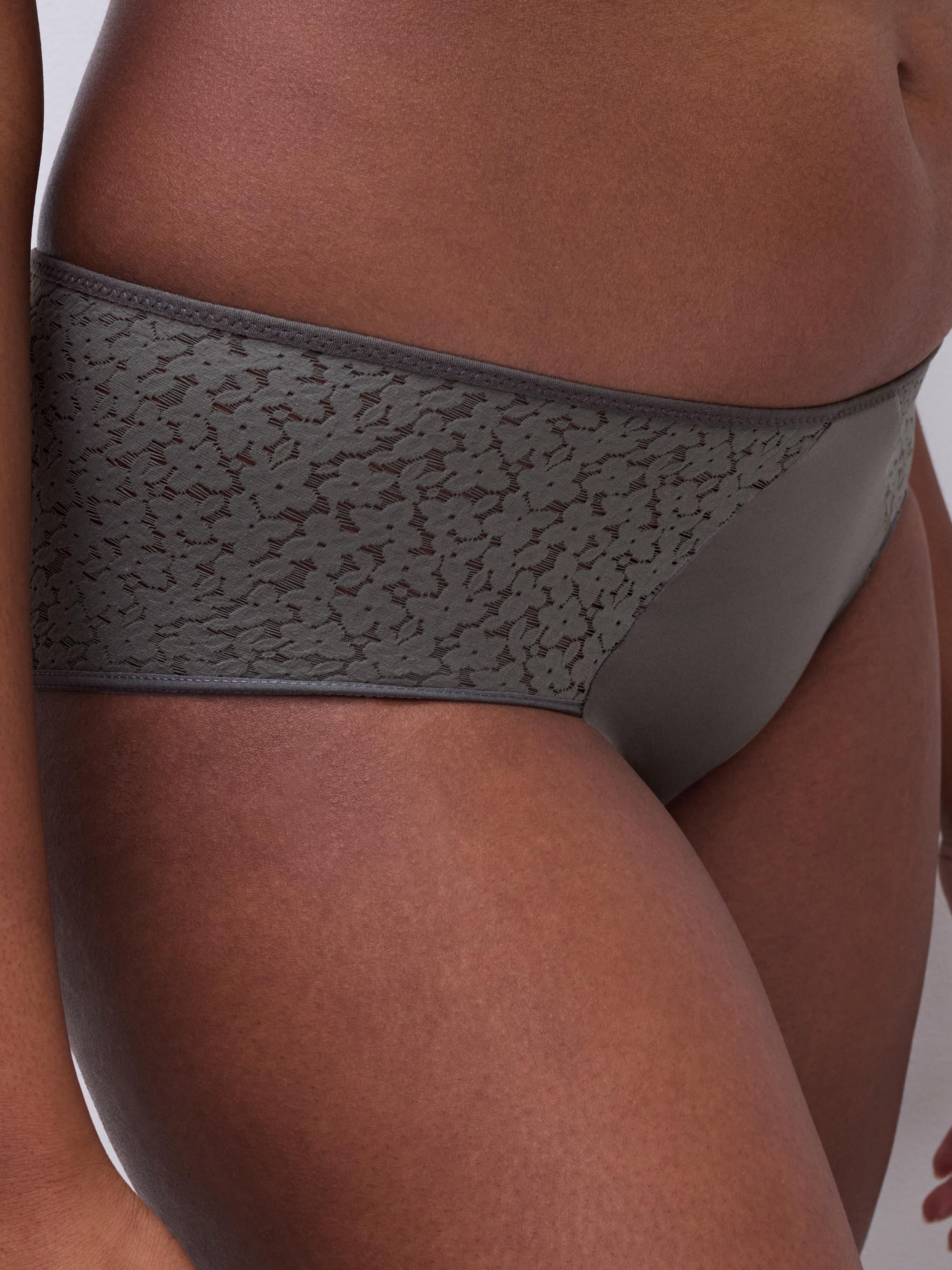 Lace boy shorts CHANTELLE Grey