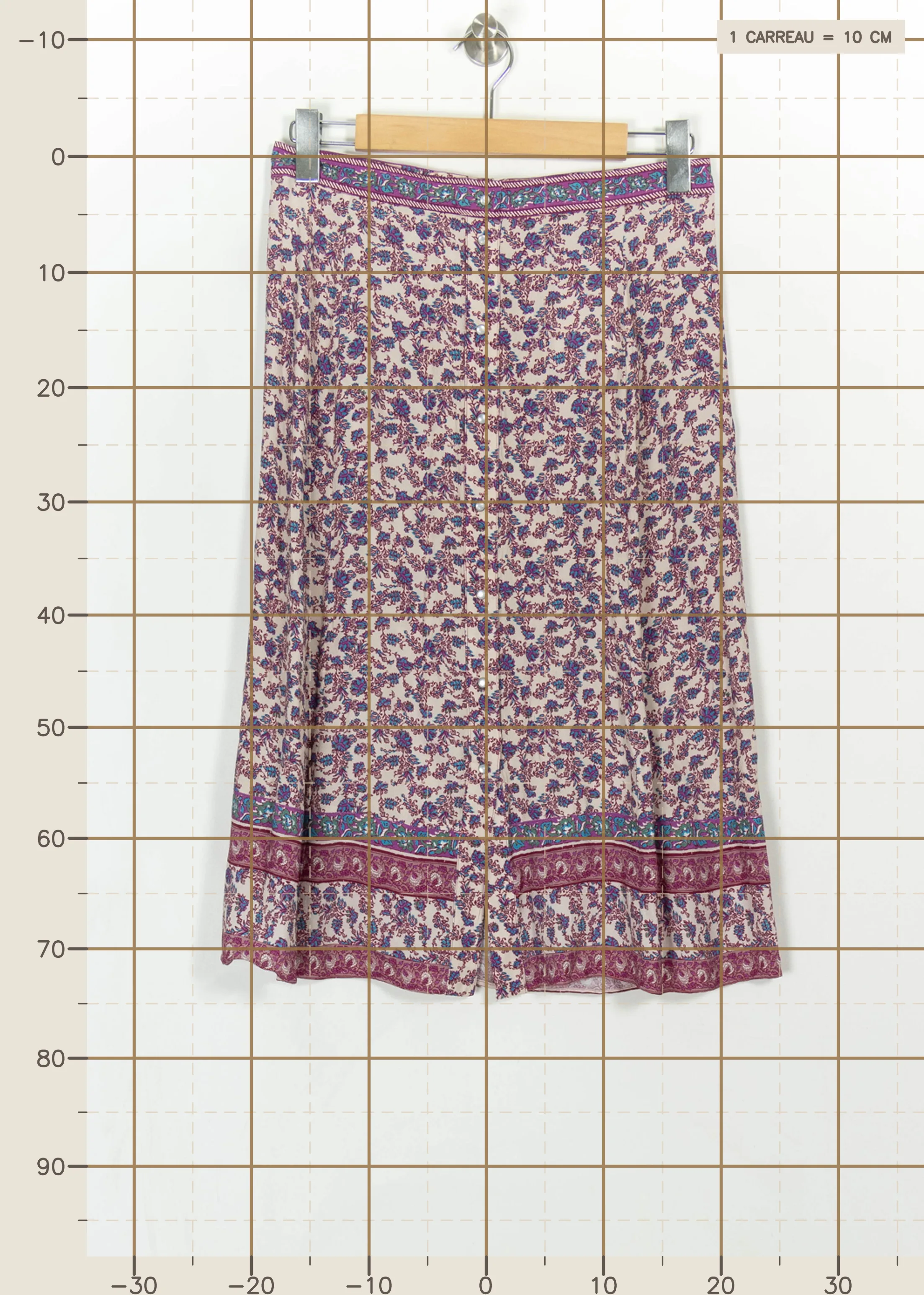 Long skirt SEZANE - Seconde main Multicolored