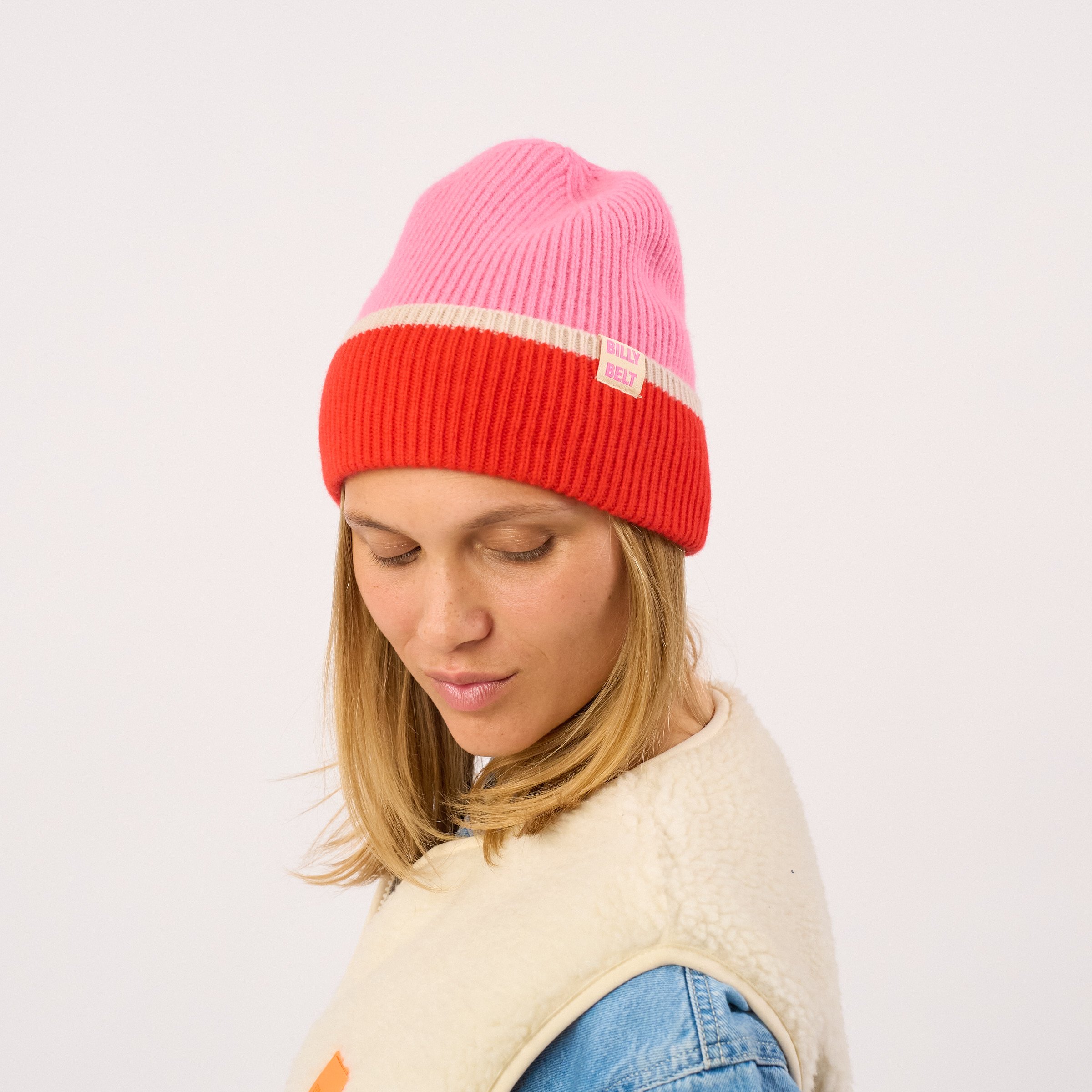 Wool hat BILLYBELT Pink
