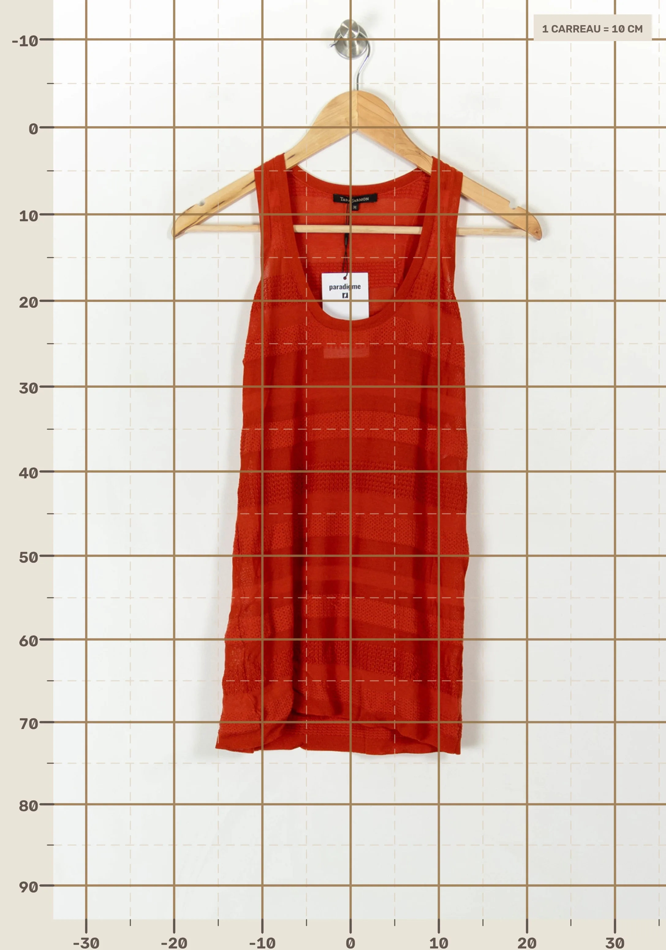 Top & tank top TARA JARMON - Seconde Main Red