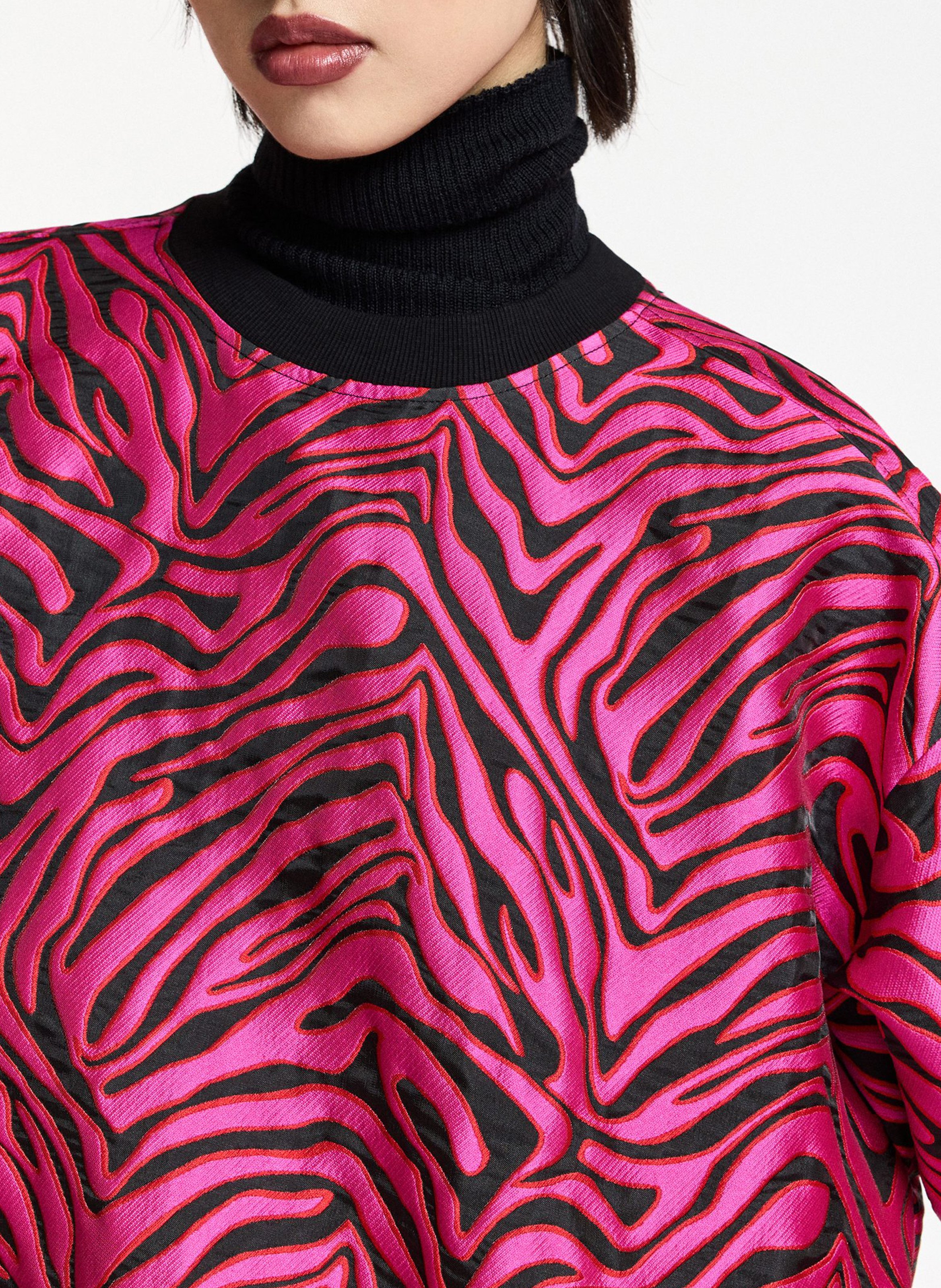 Sweat oversize imprimé ESSENTIEL ANTWERP Rose